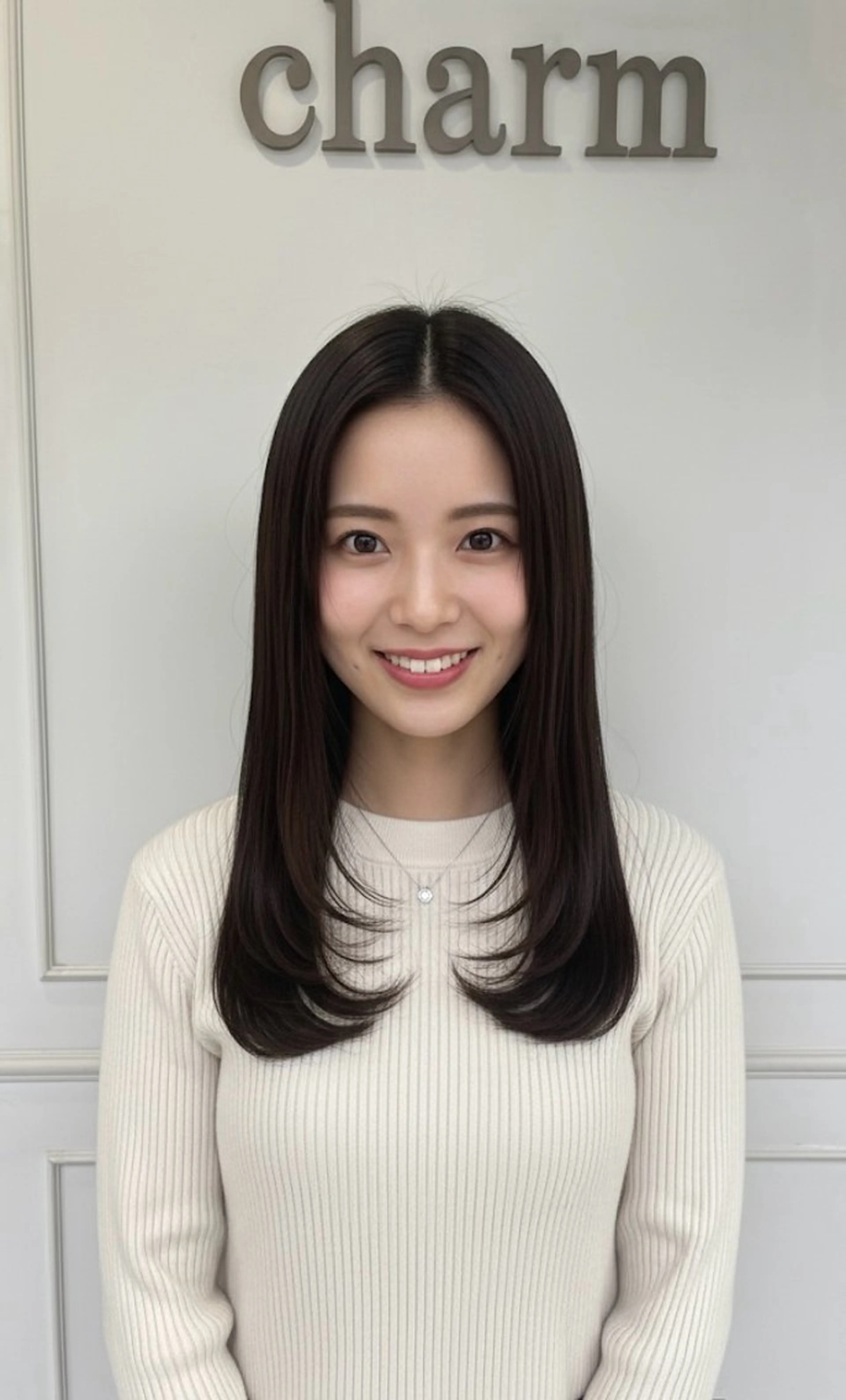 ロング charm hair resort所属・無料 カットのヘアスタイル