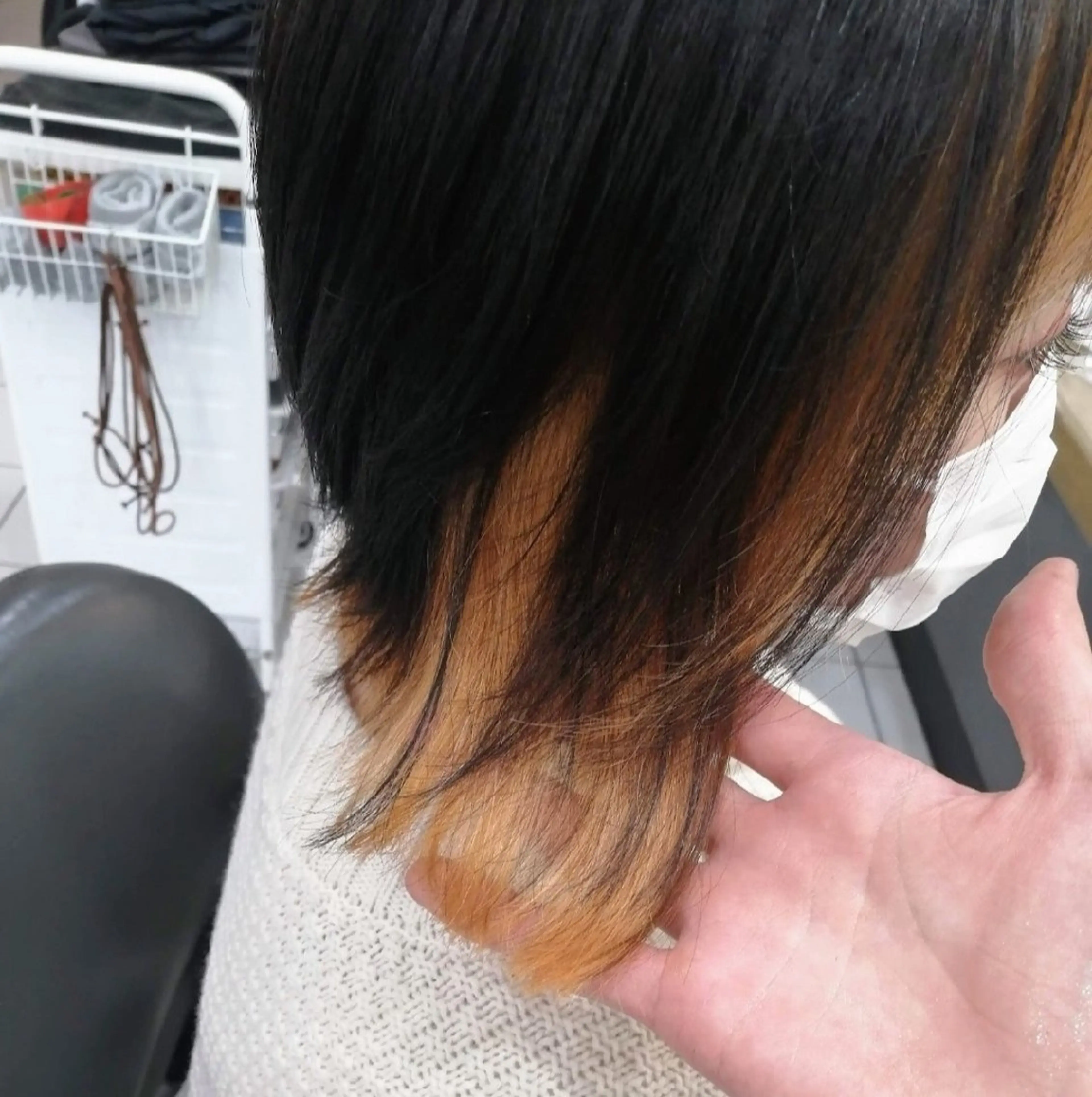 ミディアム カラー D/i所属・D/i |Y/no. 〈夜スパ17時〜〉のヘアスタイル