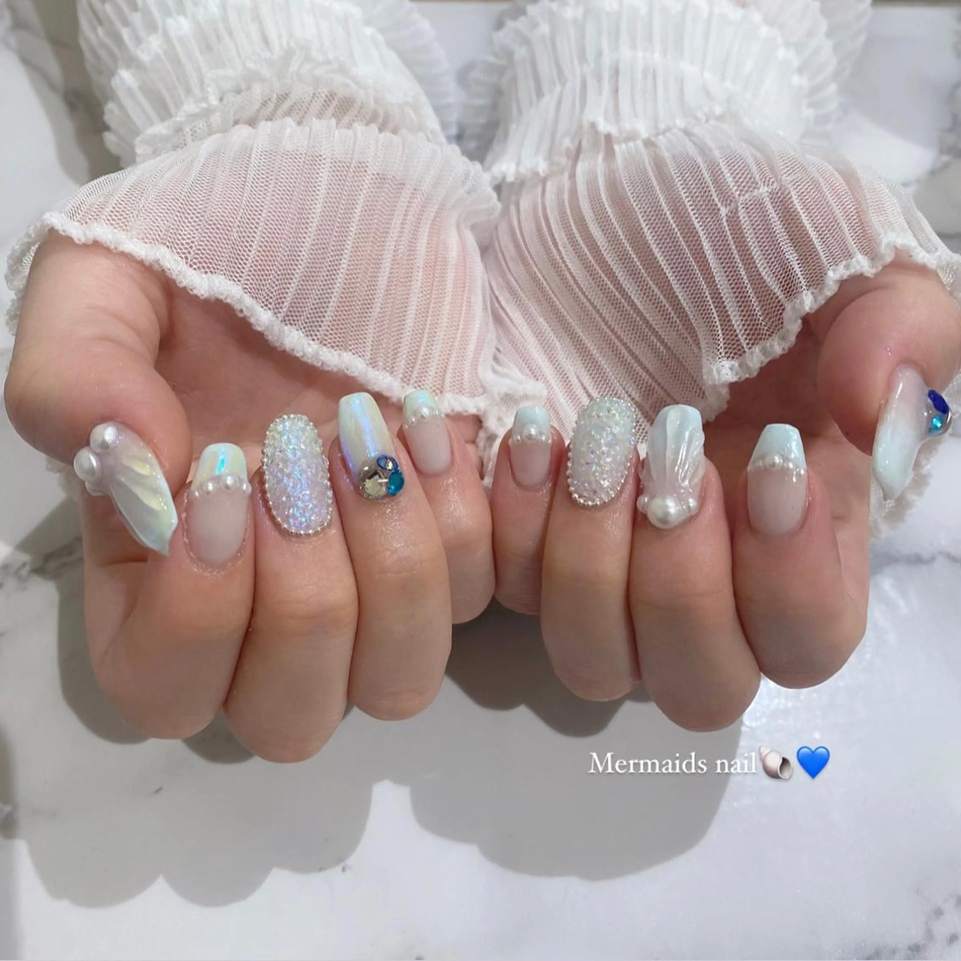 ネイル PLATINUM   DOLL【プラチナムドール】所属・ひろこ eyelist🎀のマツエク・マツパデザイン