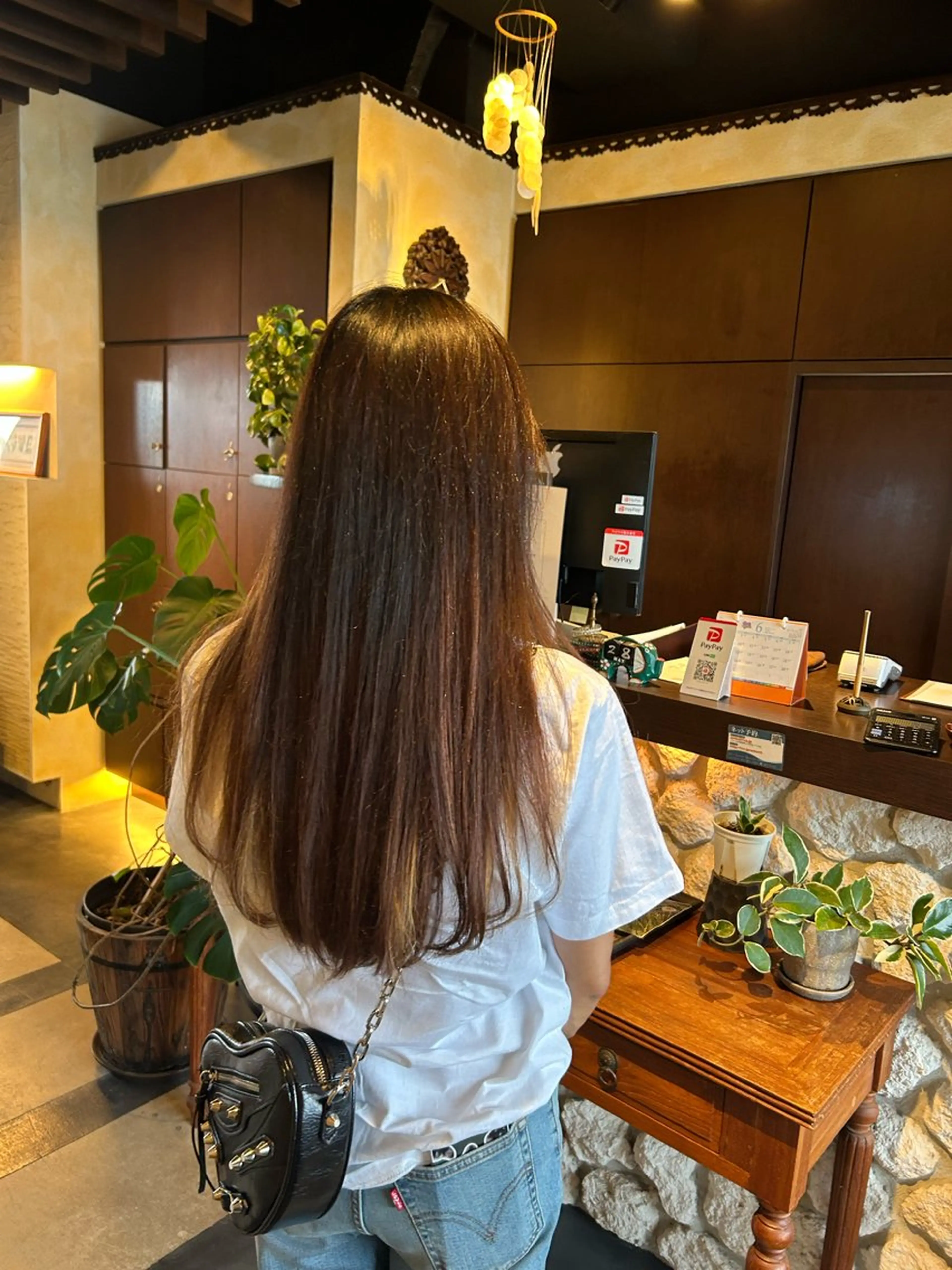 ロング カット ヘアカラー レイヤー/透明感カラ ー/茅ヶ崎/momiのヘアスタイル