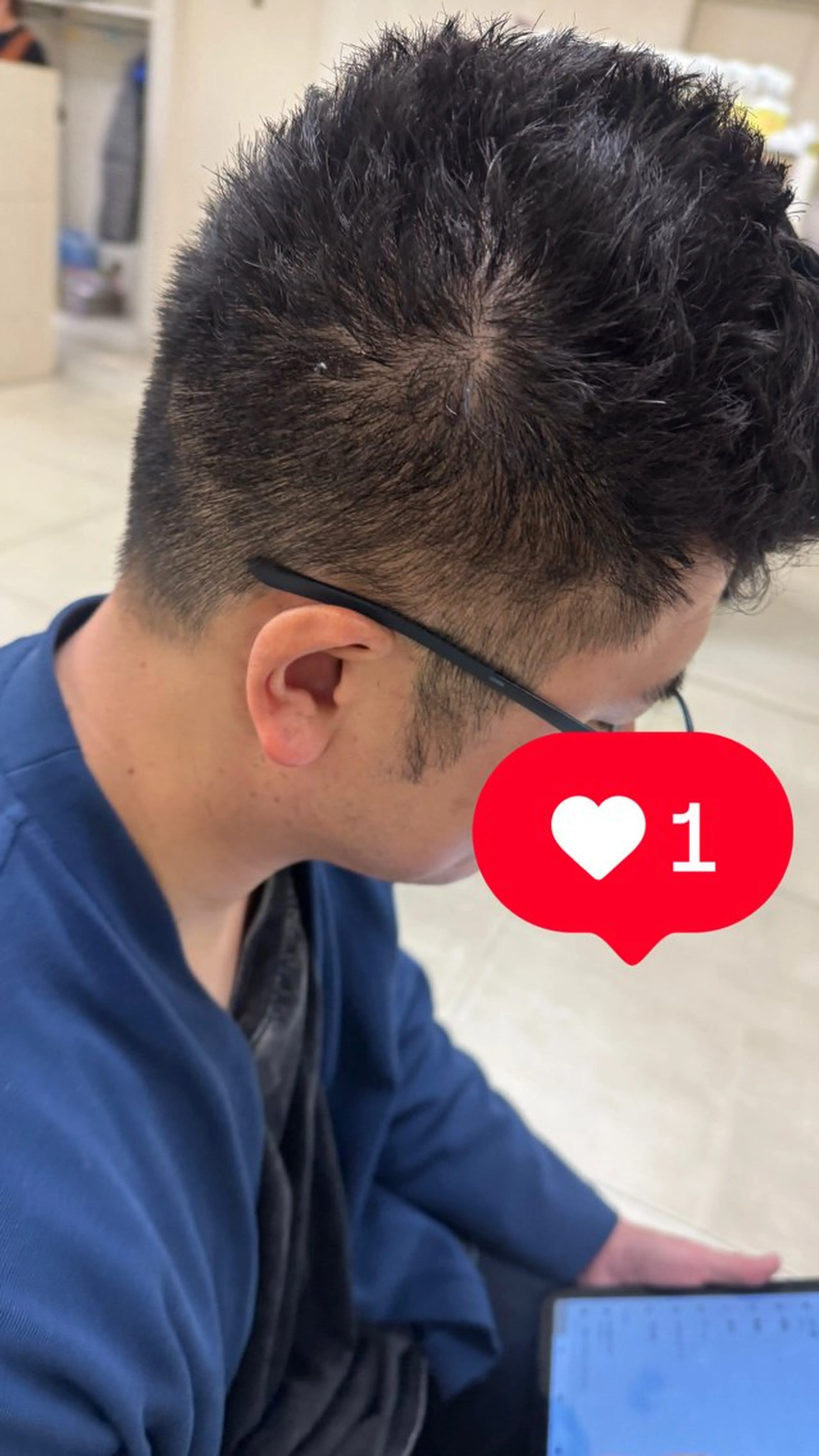 メンズ メンズパーマ タカハシ リナのヘアスタイル