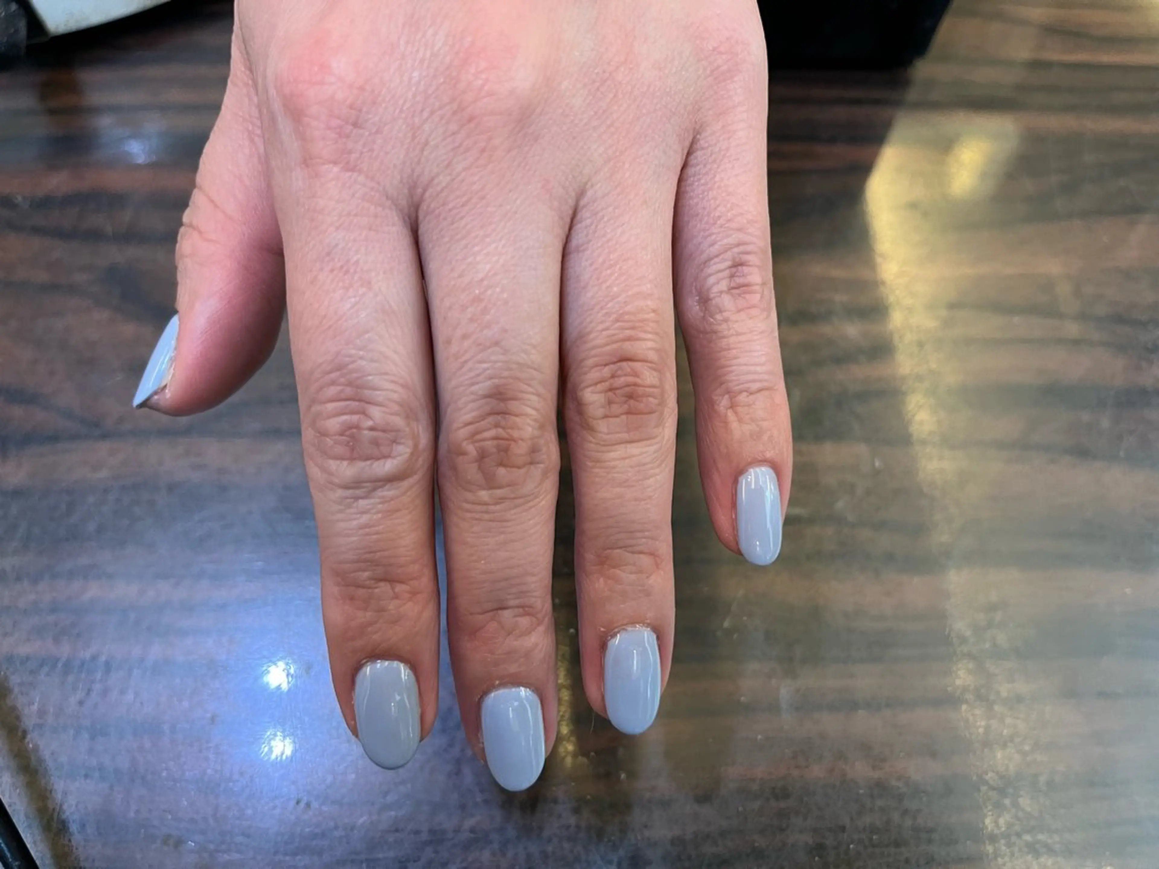 ハンドネイル（オフ有り）ワンカラー。募集日時でお問い合わせお待ちしております✨の写真