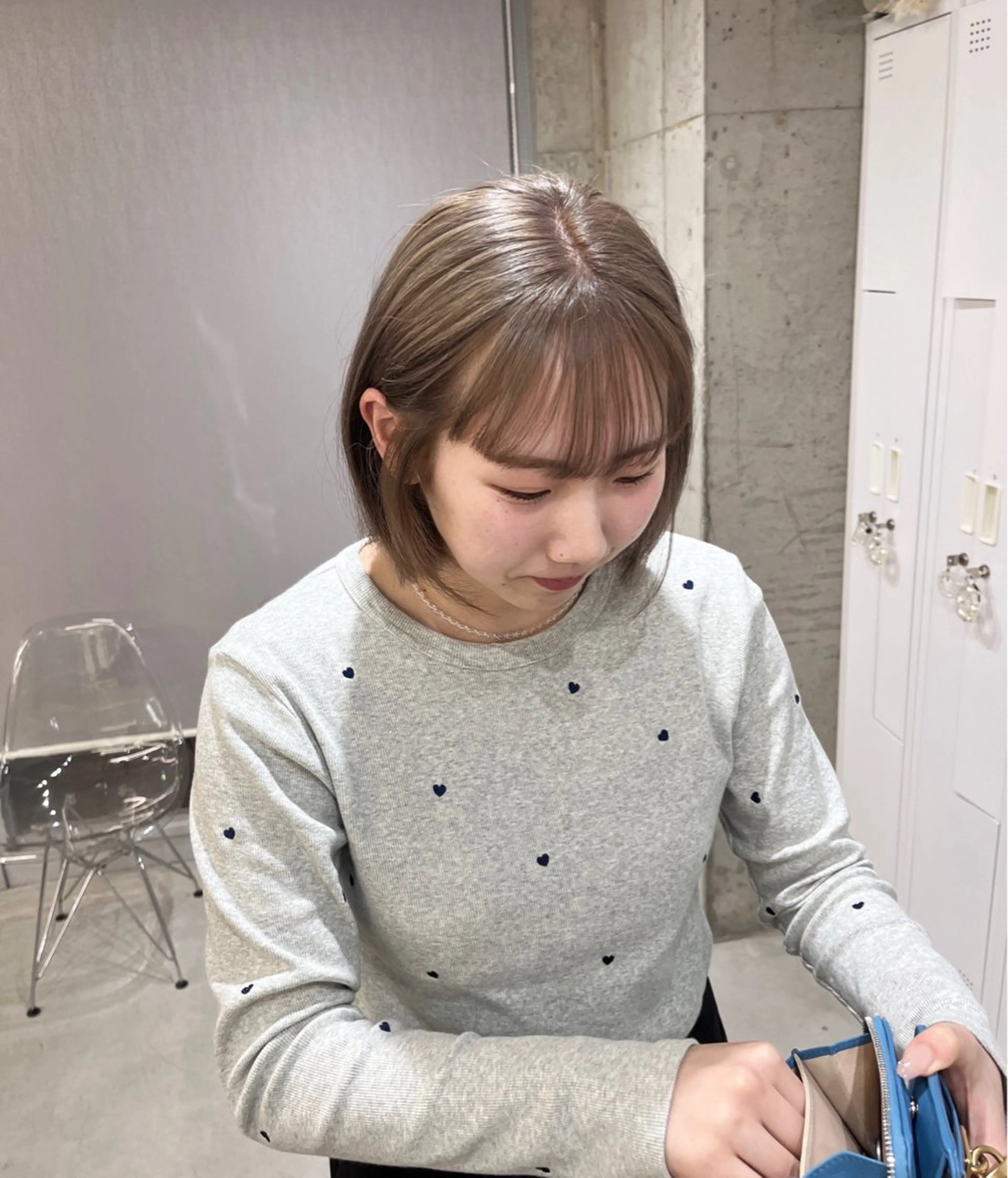 カラー nico所属・KANNA🩵 nico 東心斎橋のヘアスタイル