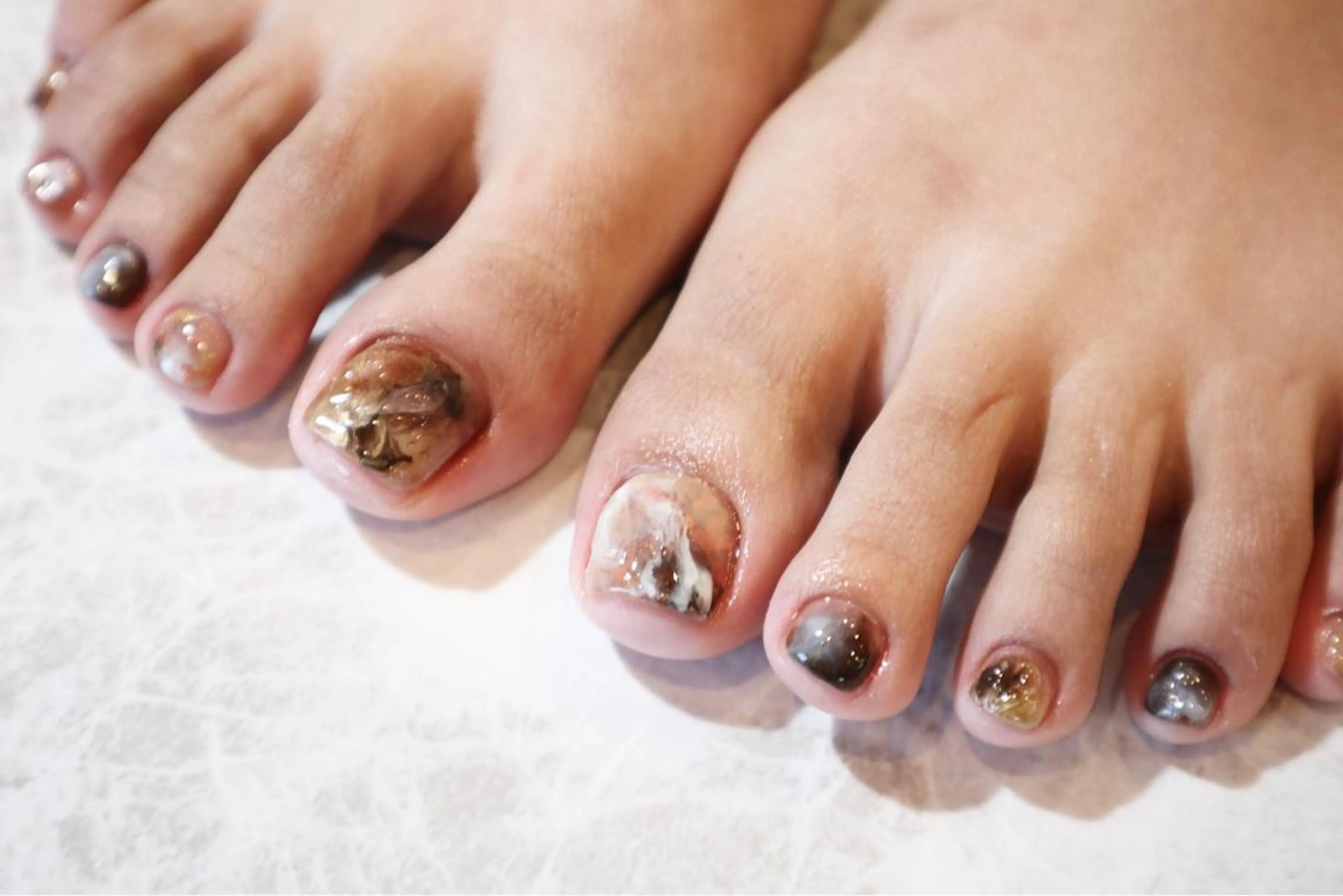 ネイル フットネイル 小河 仁美のネイルデザイン