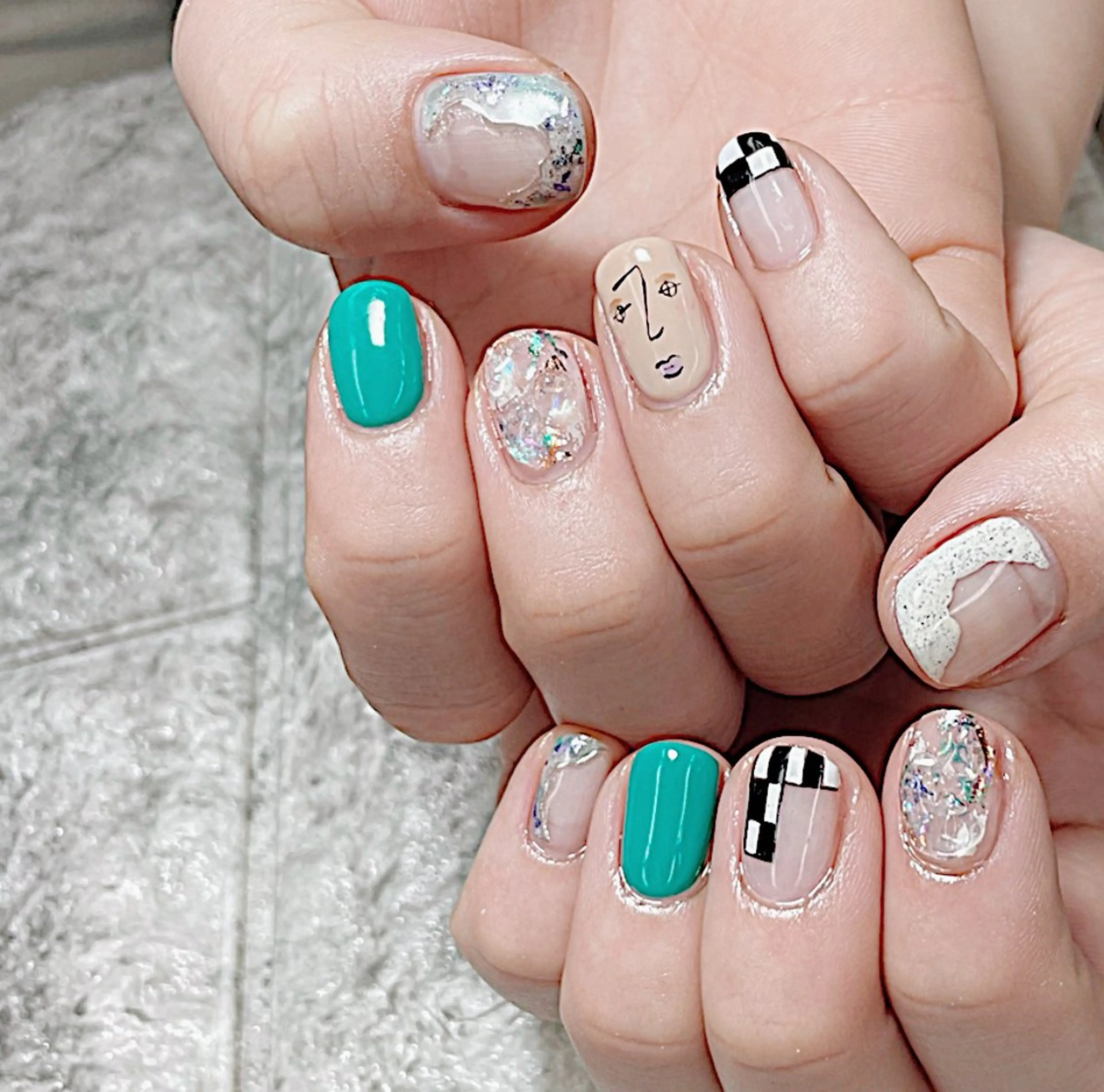 ネイル 春ネイル mua nail mikiのネイルデザイン