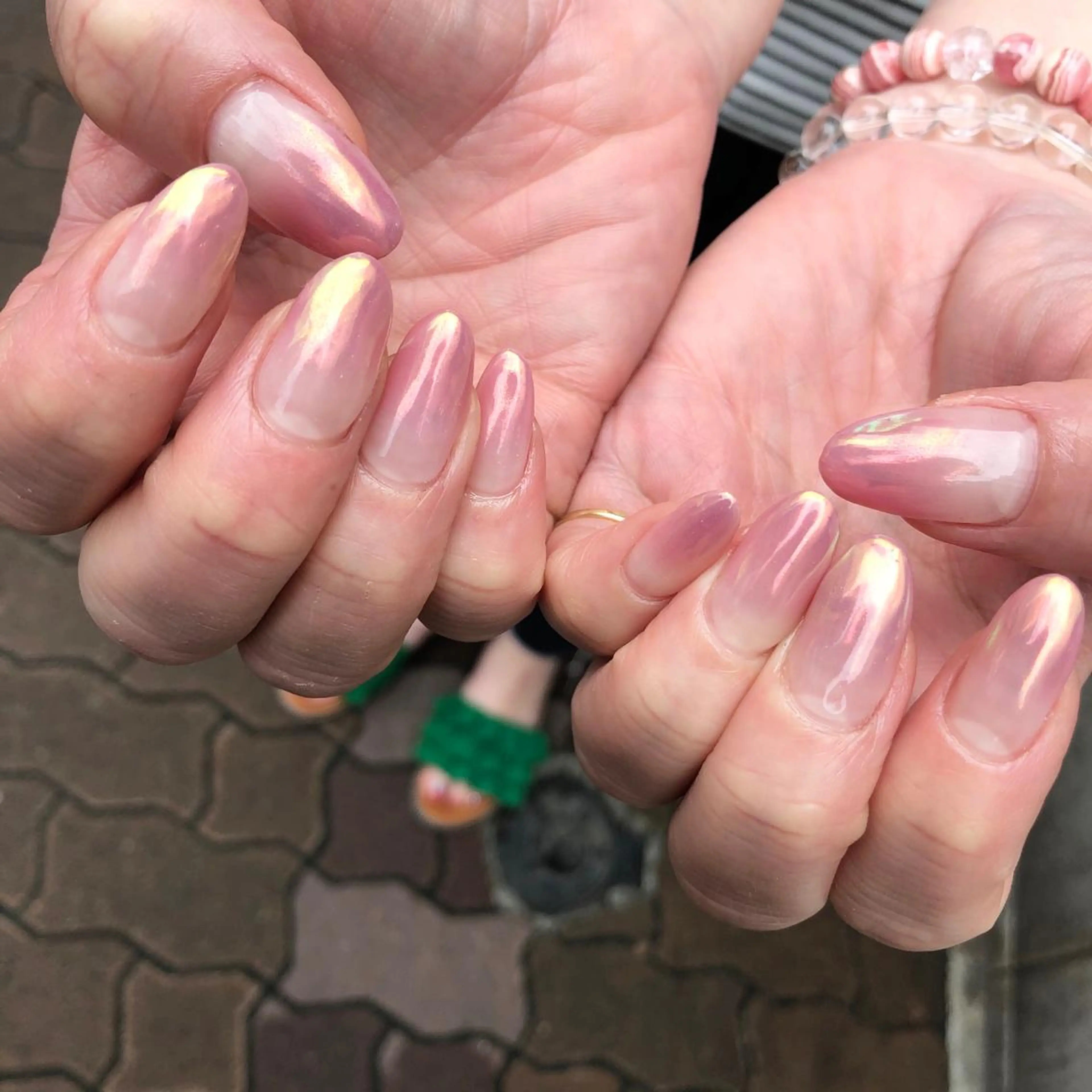 ロング カラー ヘアアレンジ キッズ ネイル マツエク・マツパ 福田 加奈のネイルデザイン