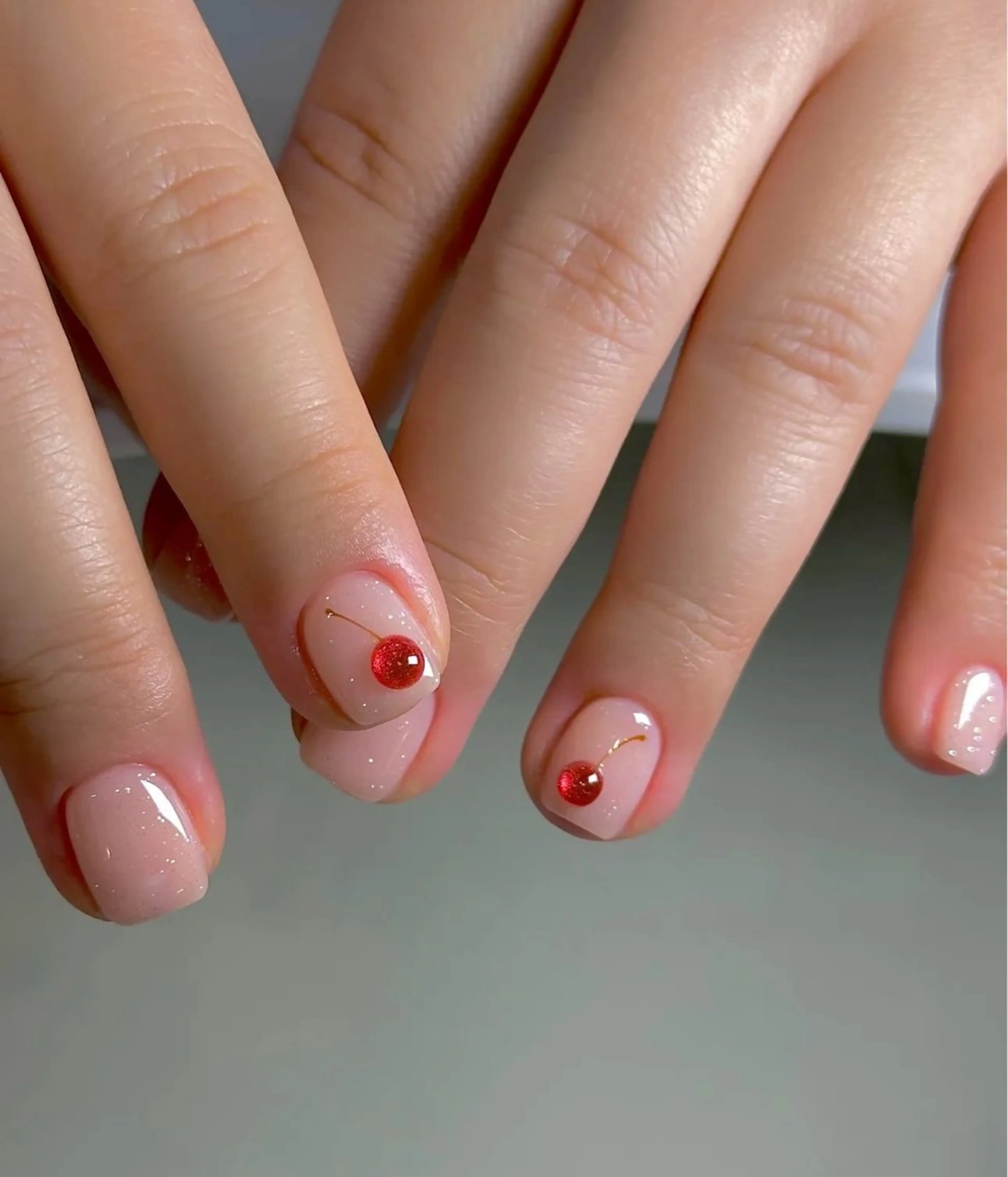 ネイル 韓国ネイル 持ち込み ニュアンスネイル ネイルチップ ハンドネイル TABI ANA.CHUOのネイルデザイン