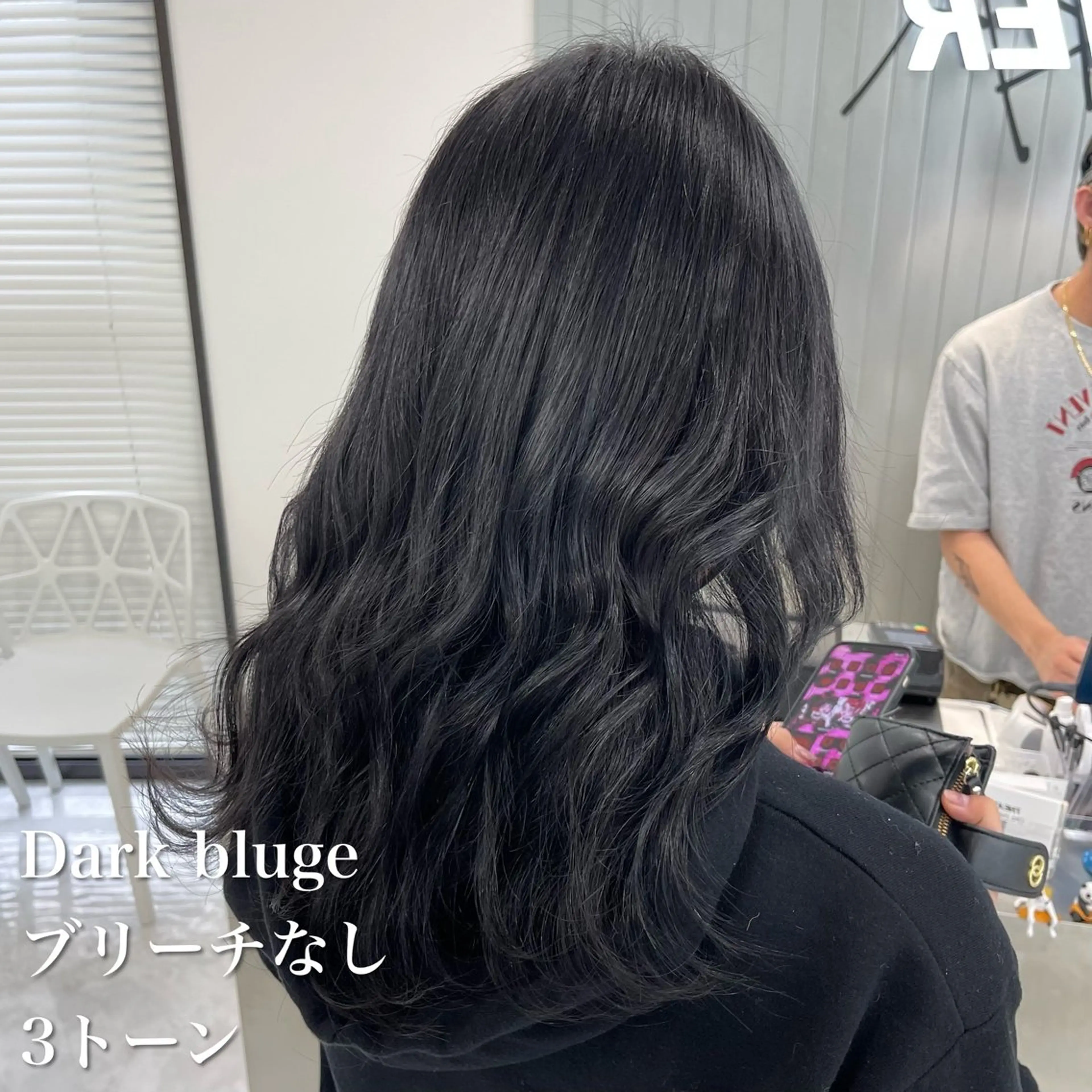 セミロング カラー NAMI🤎ブラウン &ミルクティー🤍のヘアスタイル