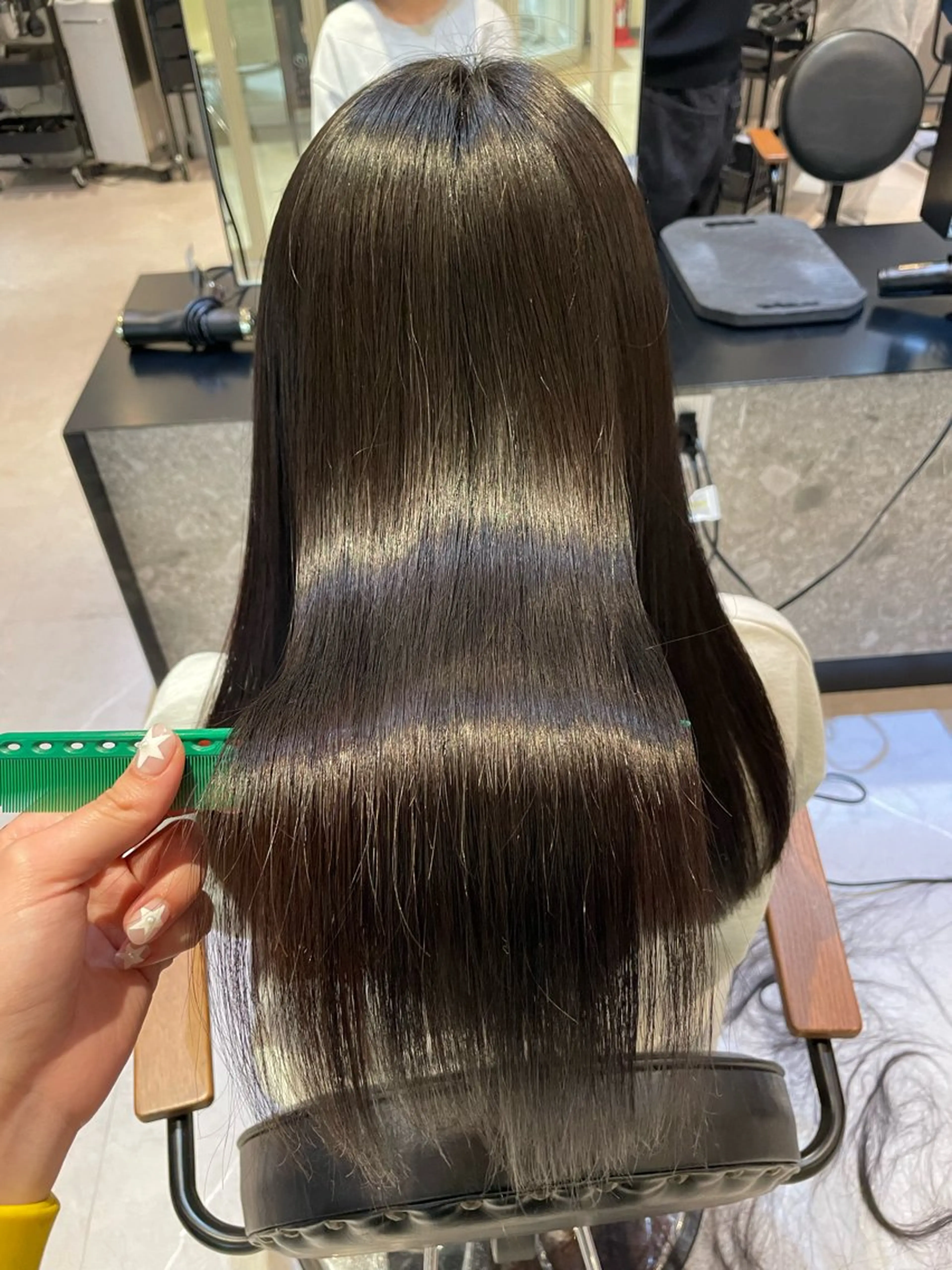 ロング 髪質改善 トリートメント カラー/髪質改善 トリートメント/優果のヘアスタイル