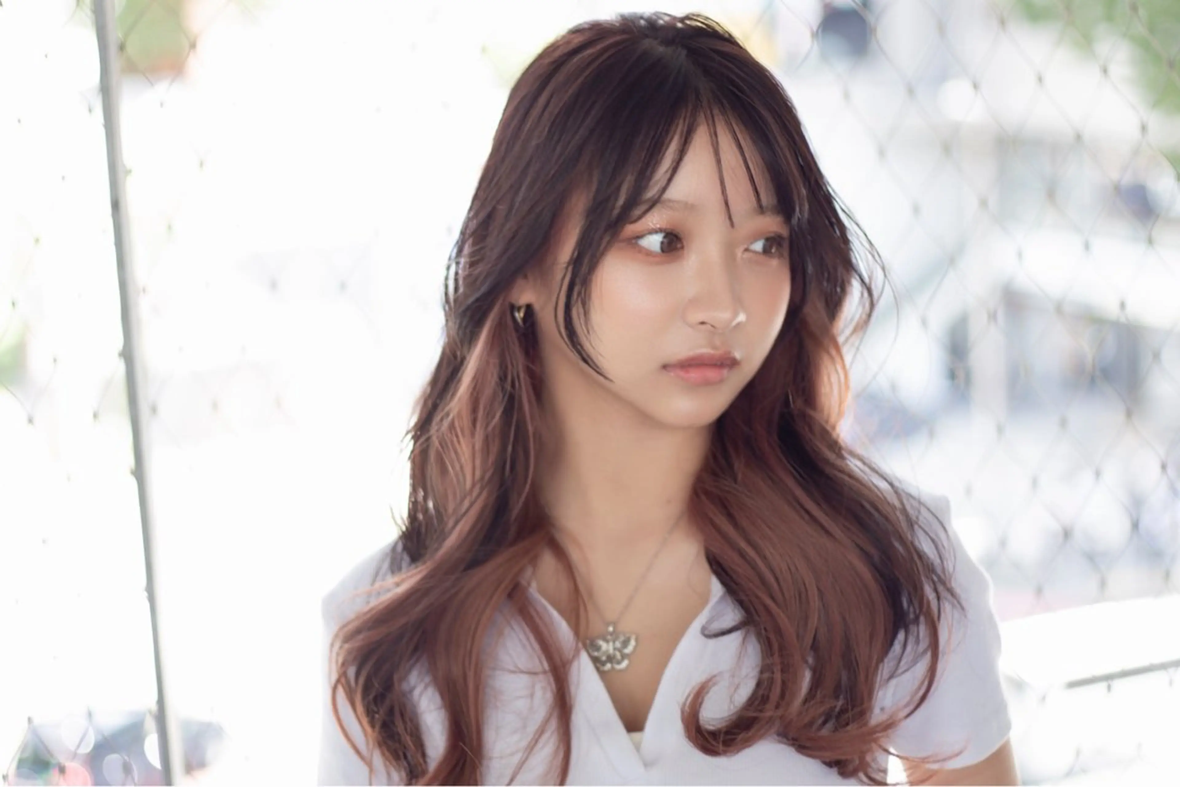 ロング カラー カット ヘアカラー トリートメント LARME by Sea 新宿所属・韓国ハッシュカット/ 新宿/髪質改善/岡崎のヘアスタイル