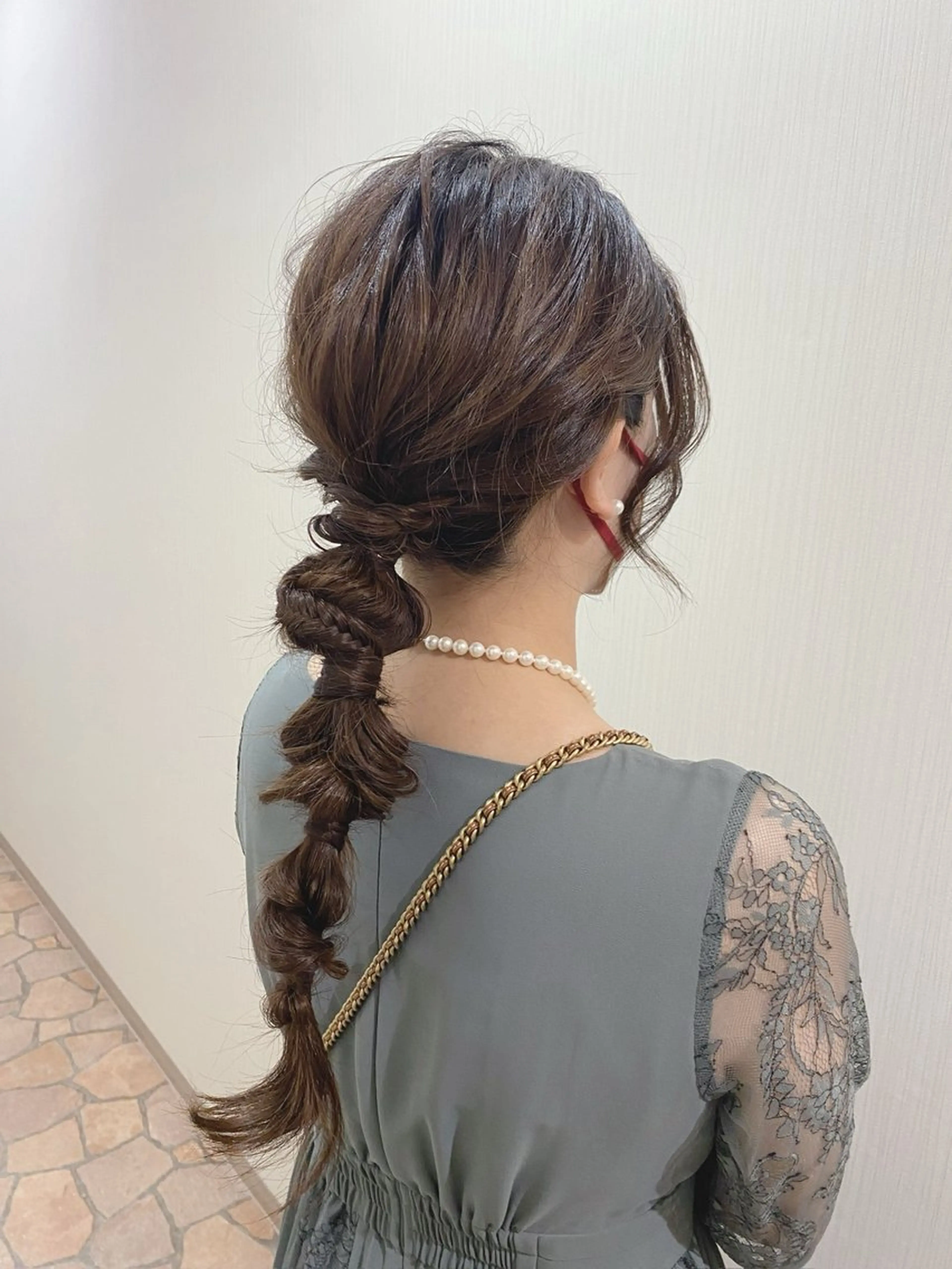 ロング ヘアアレンジ ヘアセット naitre 🌼SHIORI🌼のマツエク・マツパデザイン