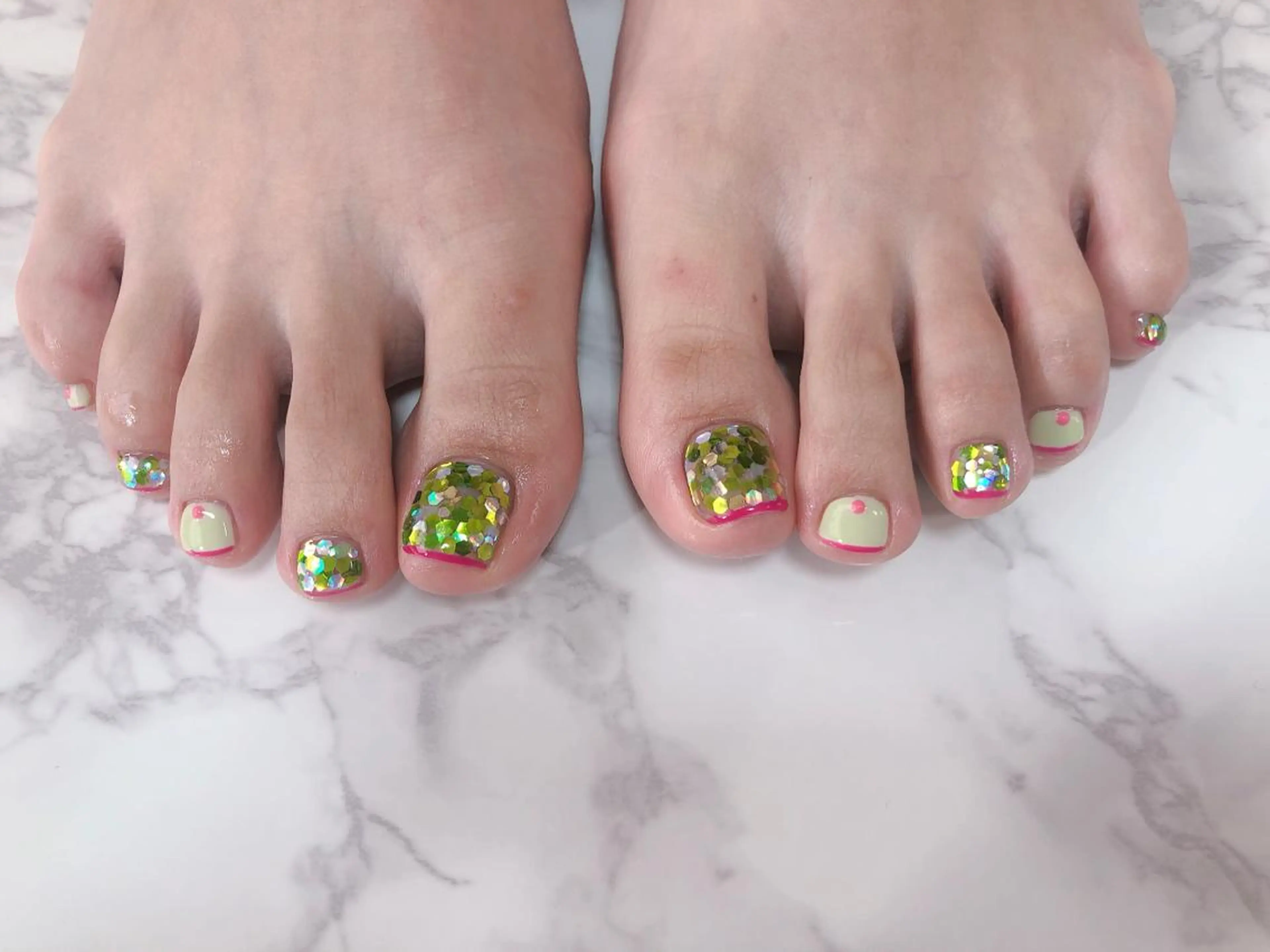 持ち込みデザイン(オフ込み)フットの写真