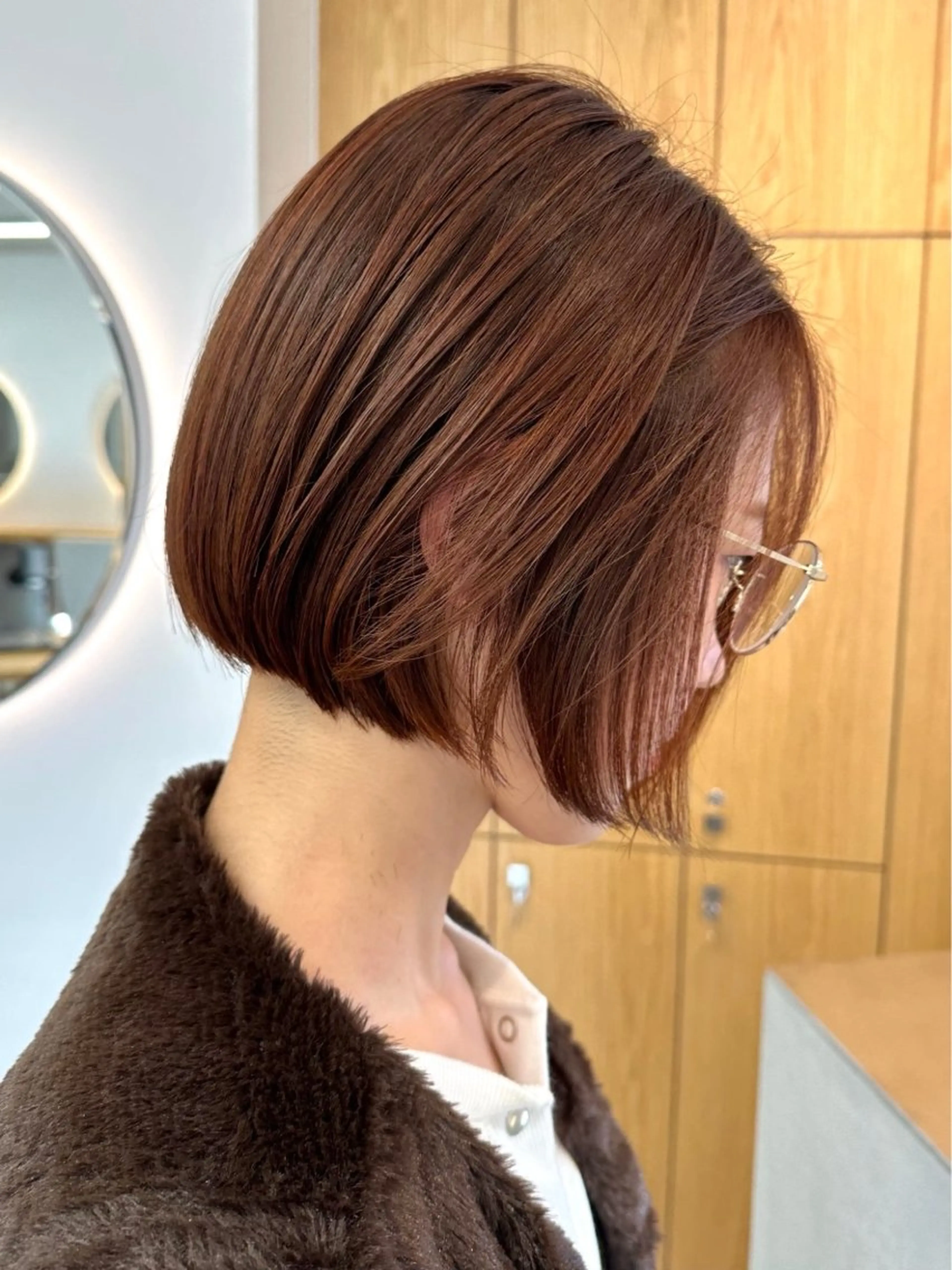 カラー ブラウンカラー 🐰カラー/ボブ/ manato🦊のヘアスタイル