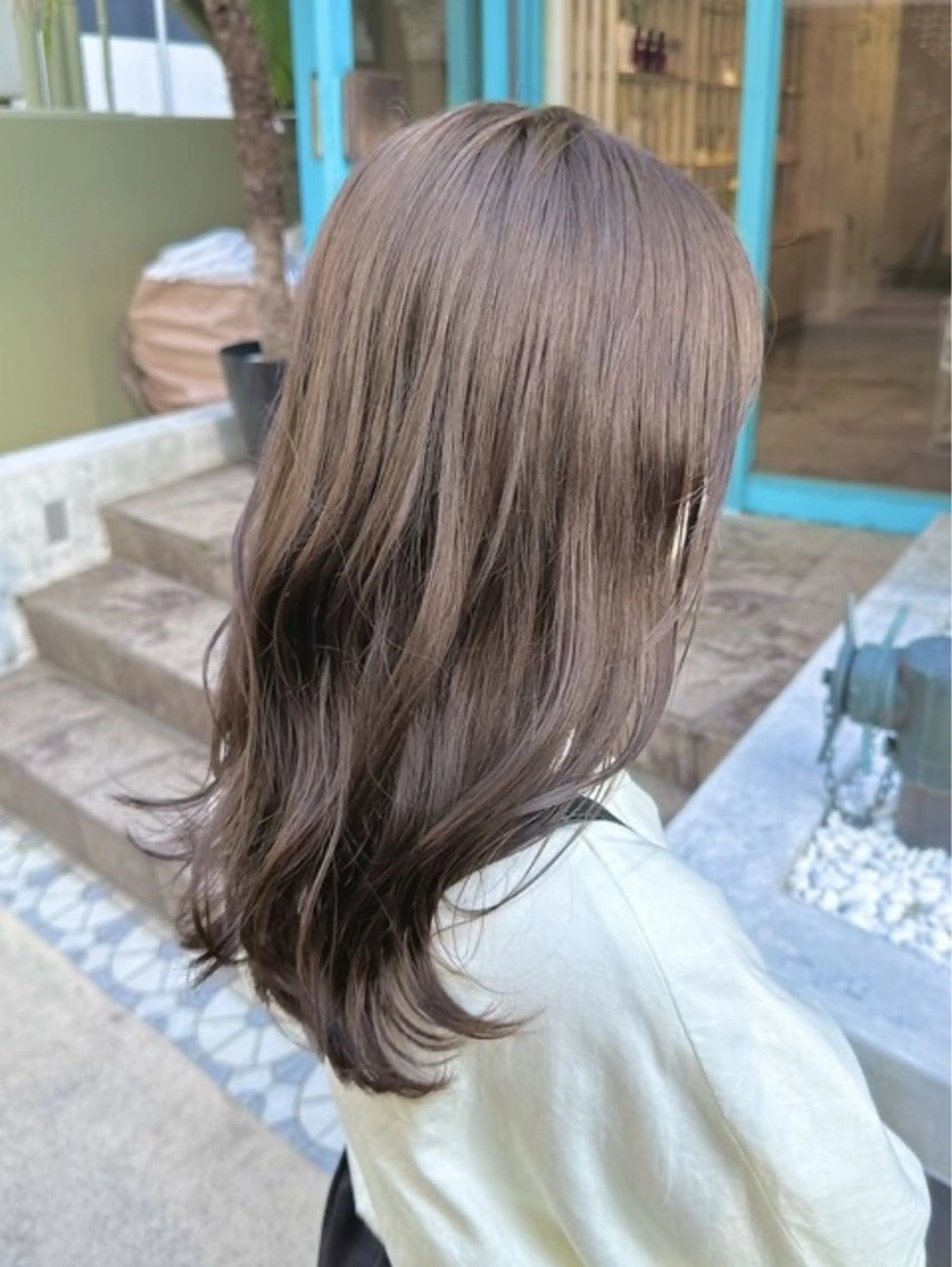 セミロング ヘアカラー トリートメント 髪質改善カラー 🏖️クウト🏖️のヘアスタイル