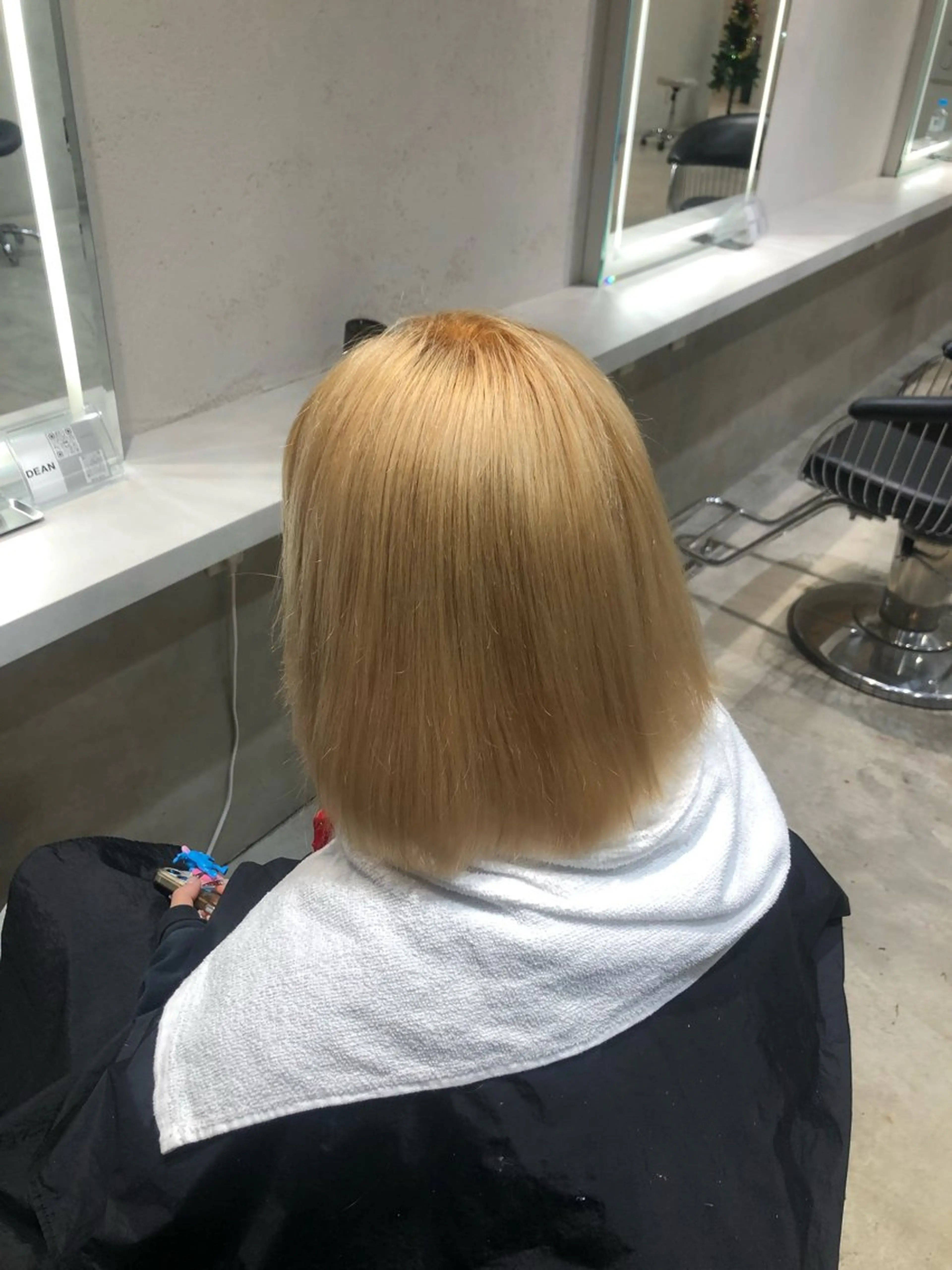 ショート カット ヘアカラー トリートメント 名古屋/落ちる黒 黒染め落としのヘアスタイル