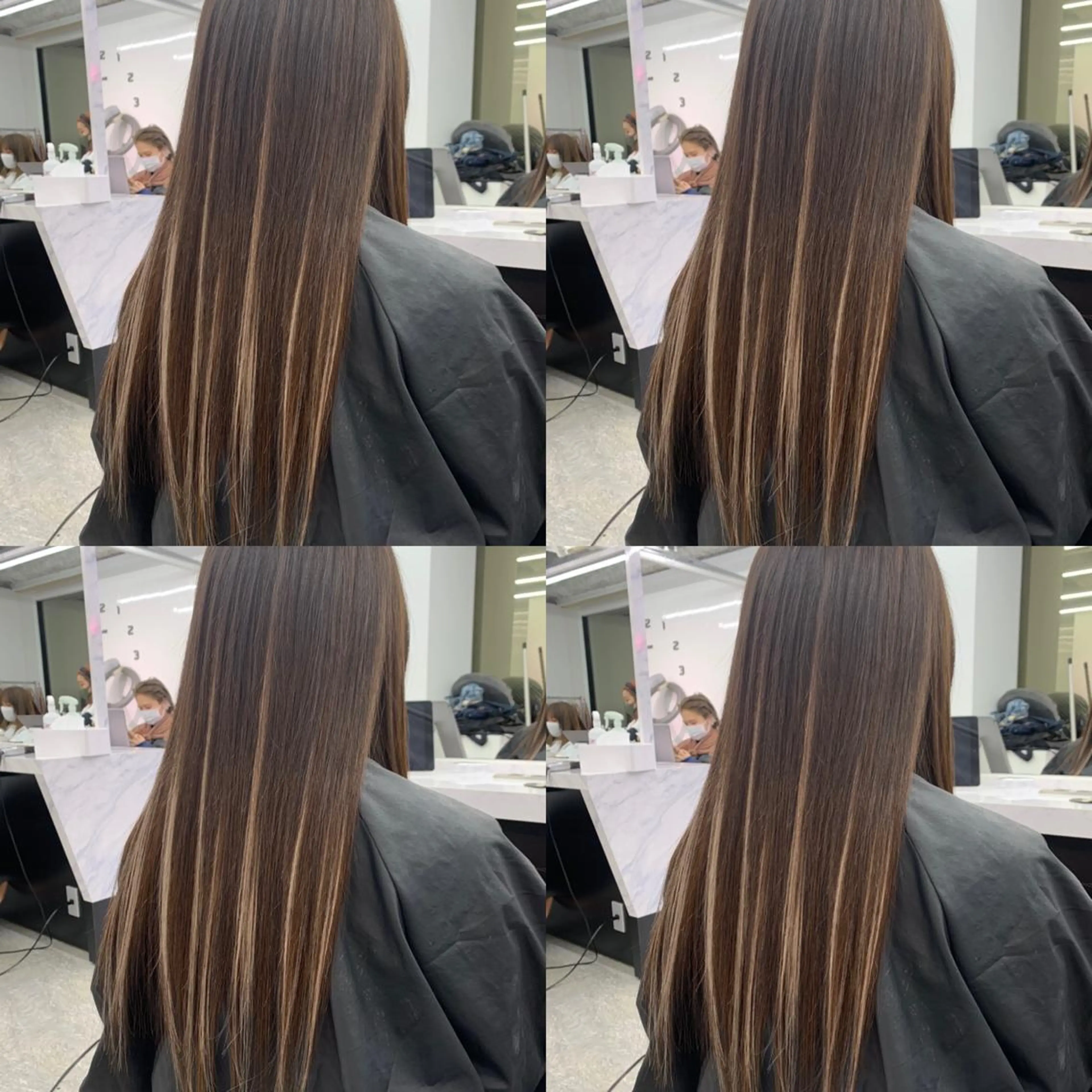 ロング ヘアカラー エクステ プルエクステ 🖤MIYUのヘアスタイル