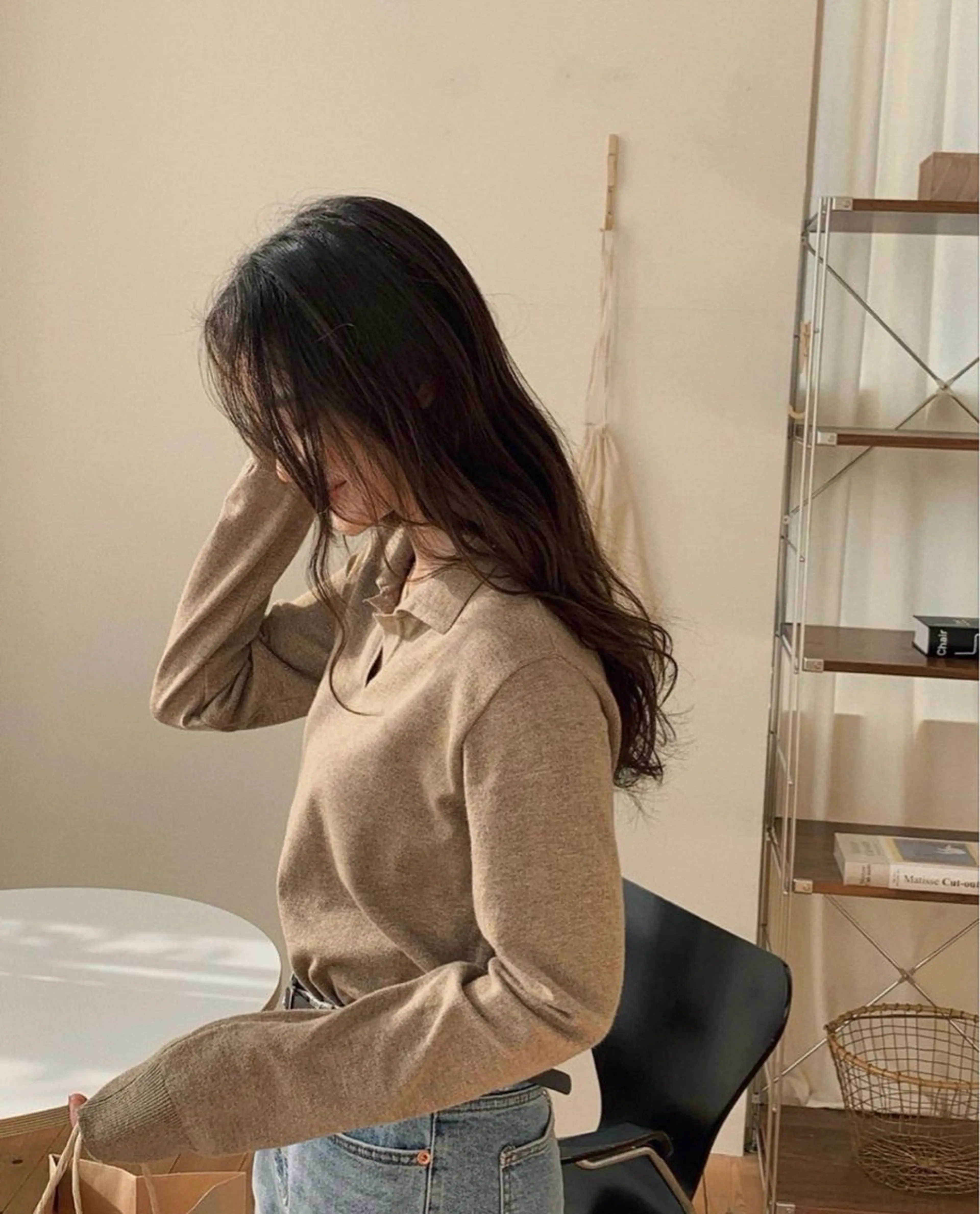 ロング カラー カット ヘアカラー トリートメント ブリーチなし🤍透明 感カラー🤍しゅうじのヘアスタイル