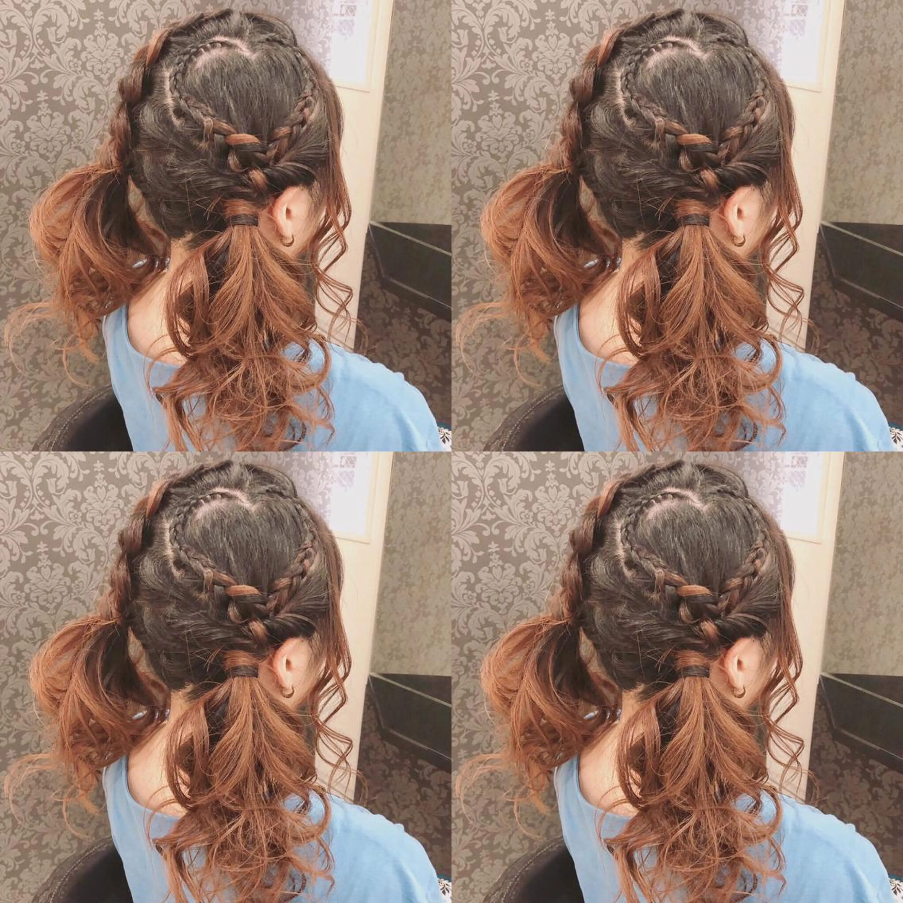 セミロング ヘアアレンジ ツインテール ヘアセット 🌷MAYU 🌷のヘアスタイル
