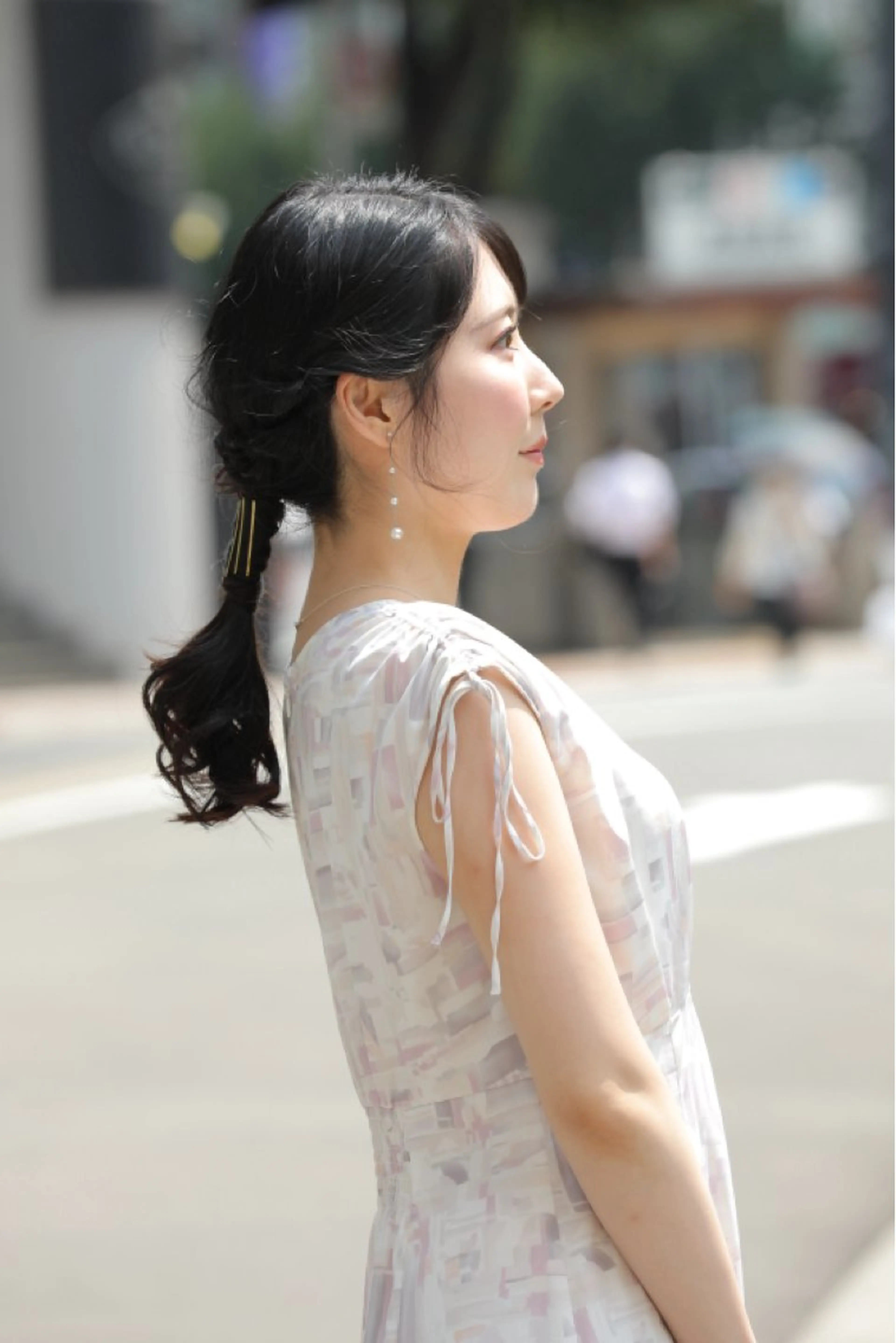 ミディアム ハイライト 髪質改善 小顔カット Endearing 銀座/レイヤーカットのヘアスタイル