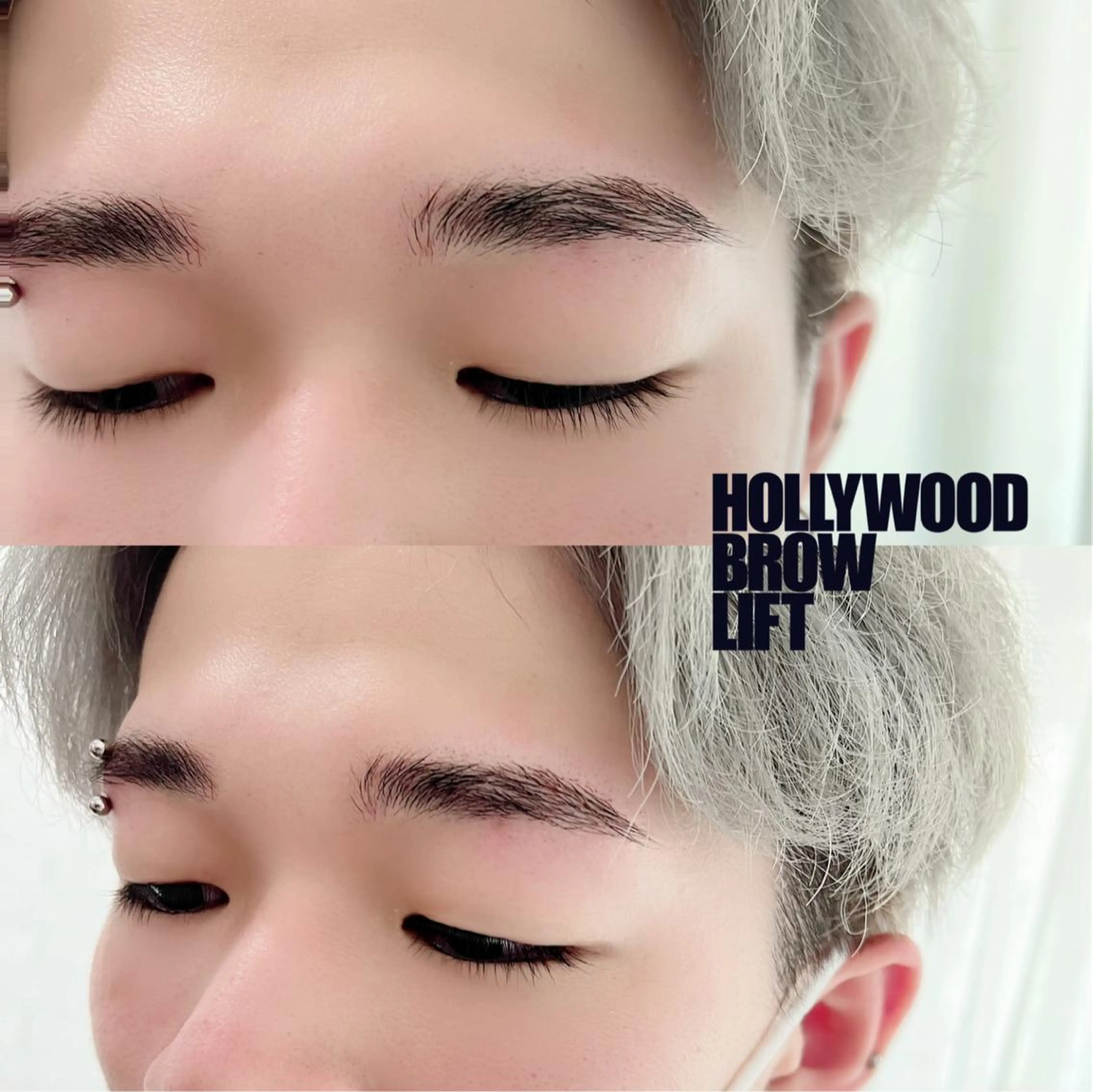 アイブロウ 眉カラー ハリウッドブロウリフト 眉毛ワックス脱毛 ワックス脱毛 その他(アイブロウ) eyelash presh yukaのマツエク・マツパデザイン