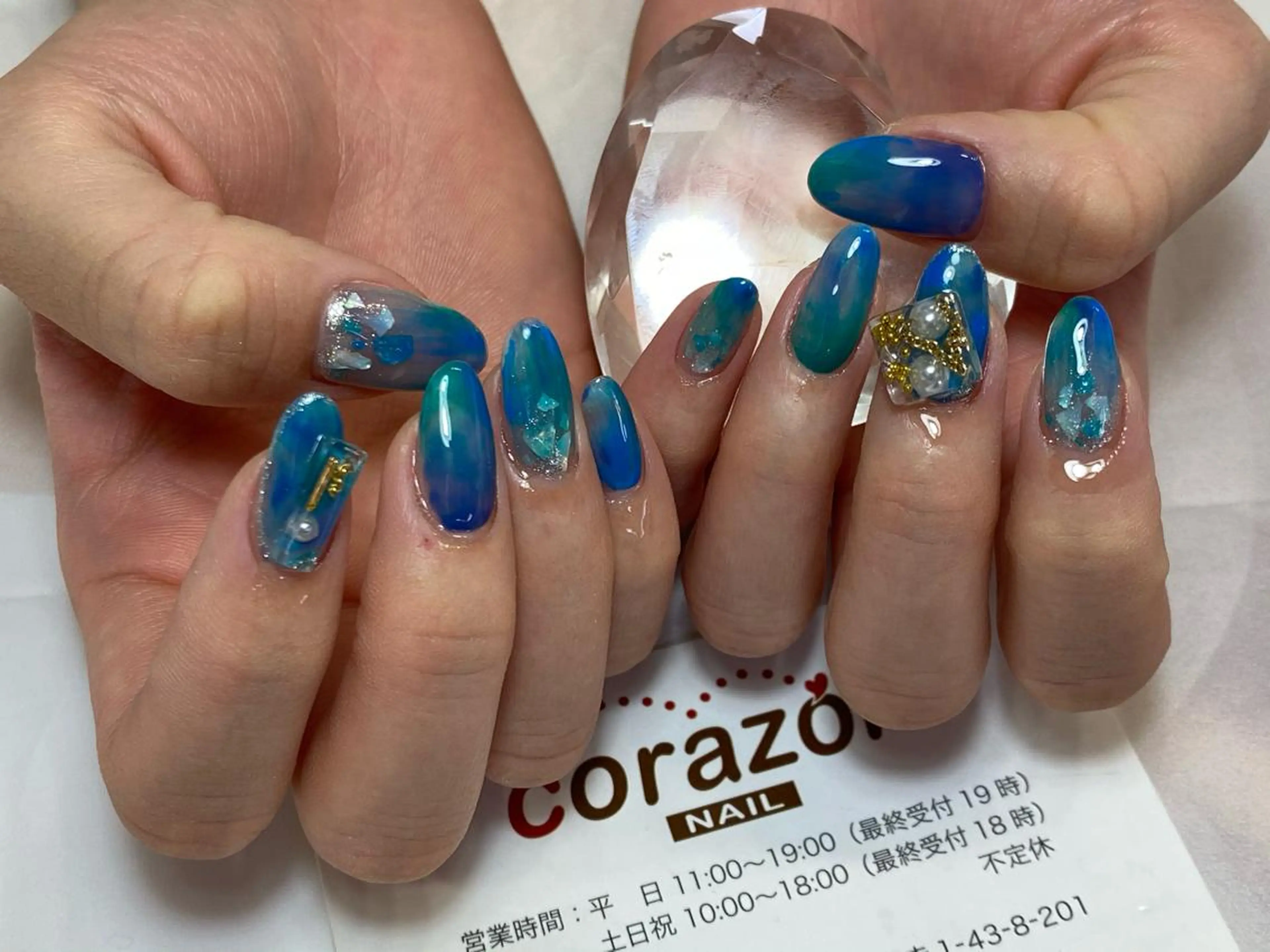 ネイル アートネイル ジェルネイル corazon所属・ネイリスト aicoのネイルデザイン