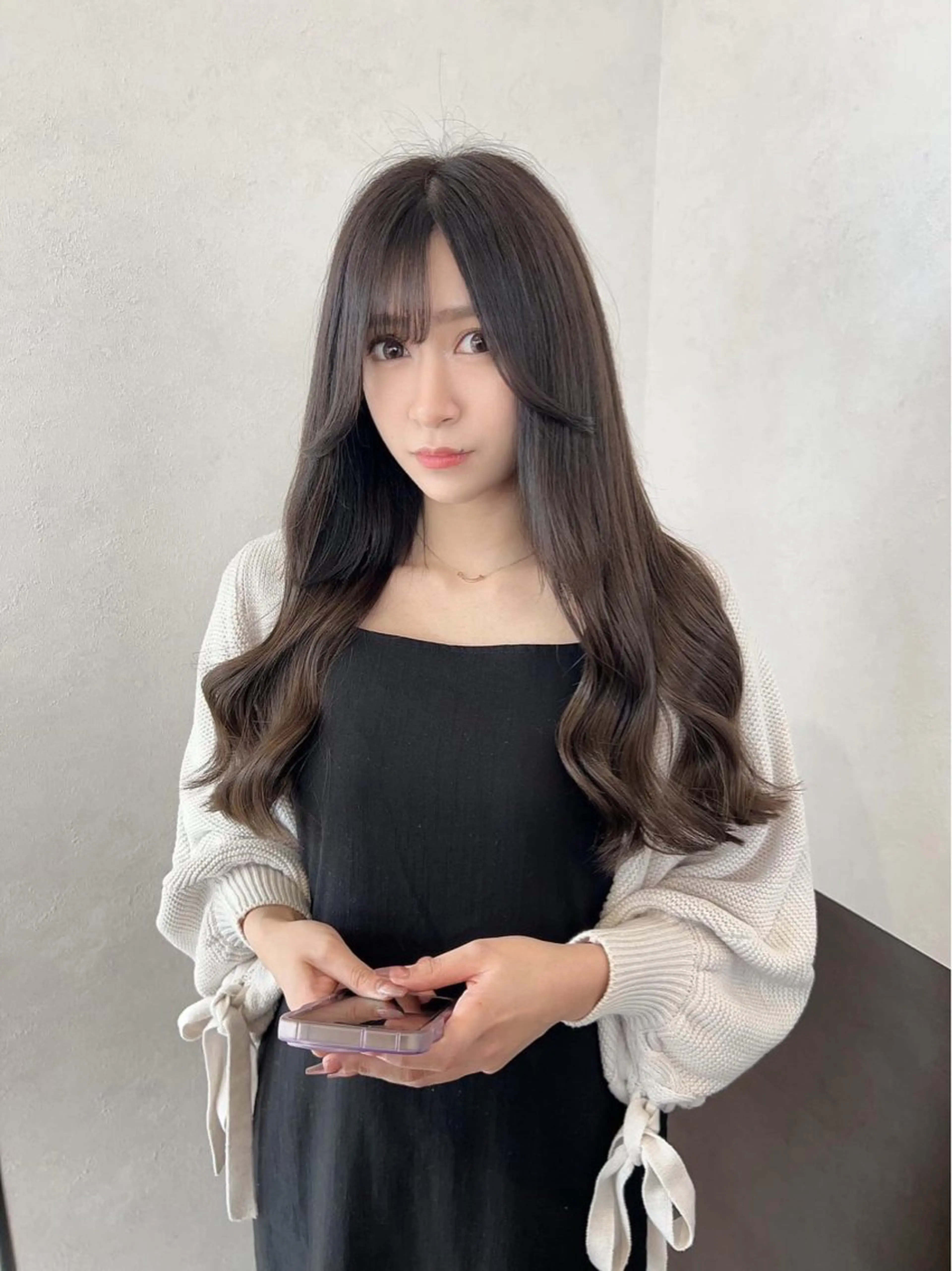 カラー nehus nagaoka所属・🖤複雑履歴ブリーチ Mizuki 🖤のヘアスタイル