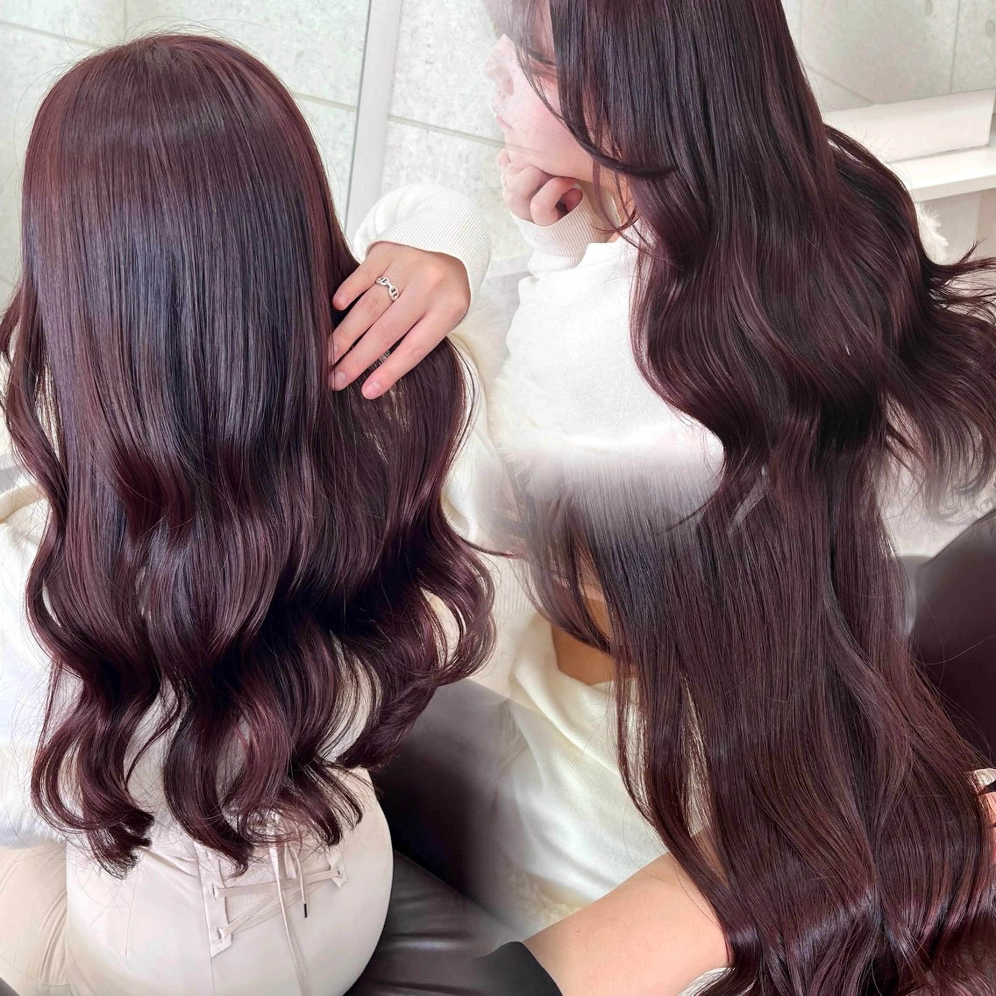 🤍当月限定🤍ブリーチなしのダブルカラー＋カット＋プレミアムトリートメントの写真