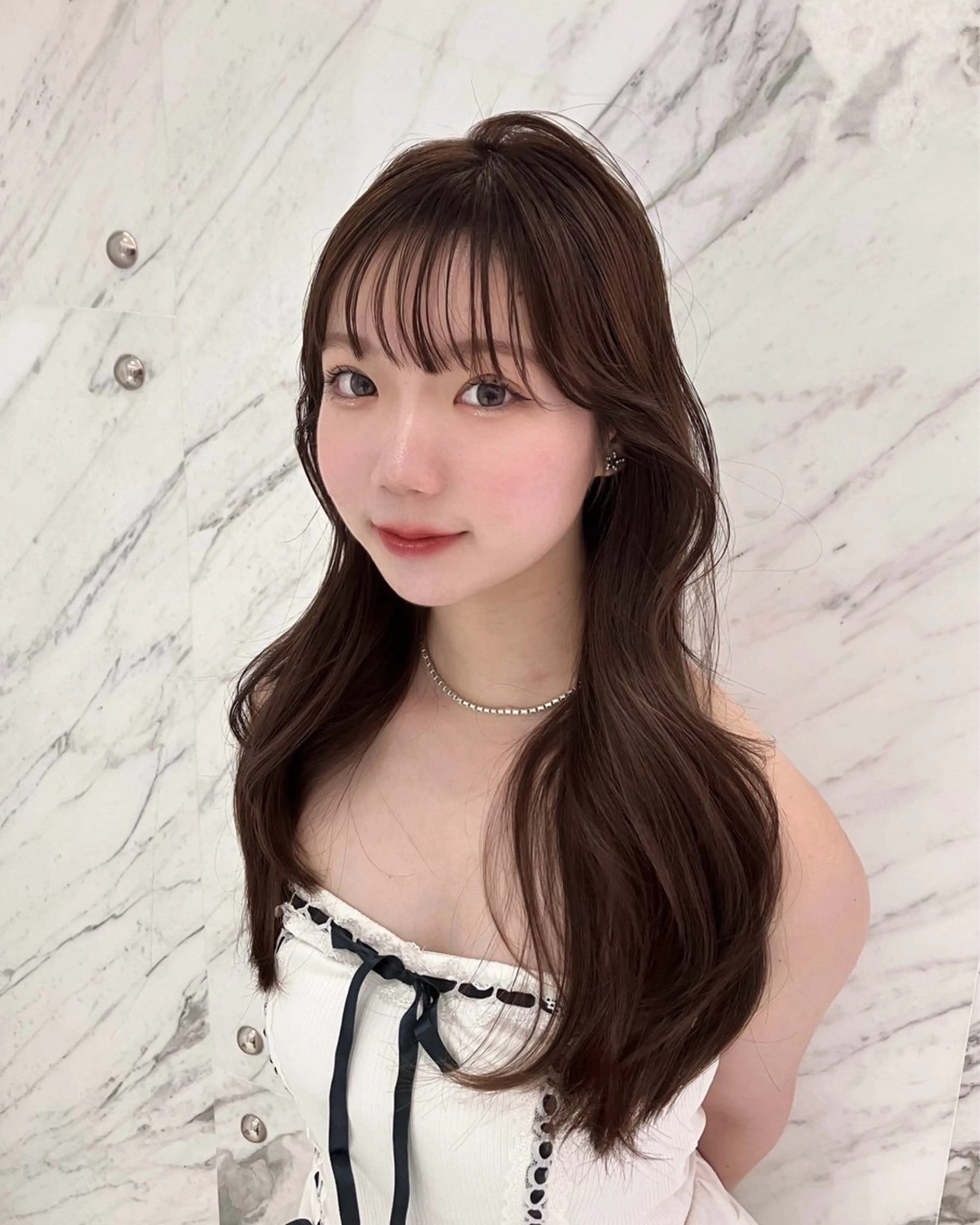 Euphoria銀座店所属・縮毛矯正/Wカラー 🎀𝐒𝐀𝐊𝐈のヘアスタイル