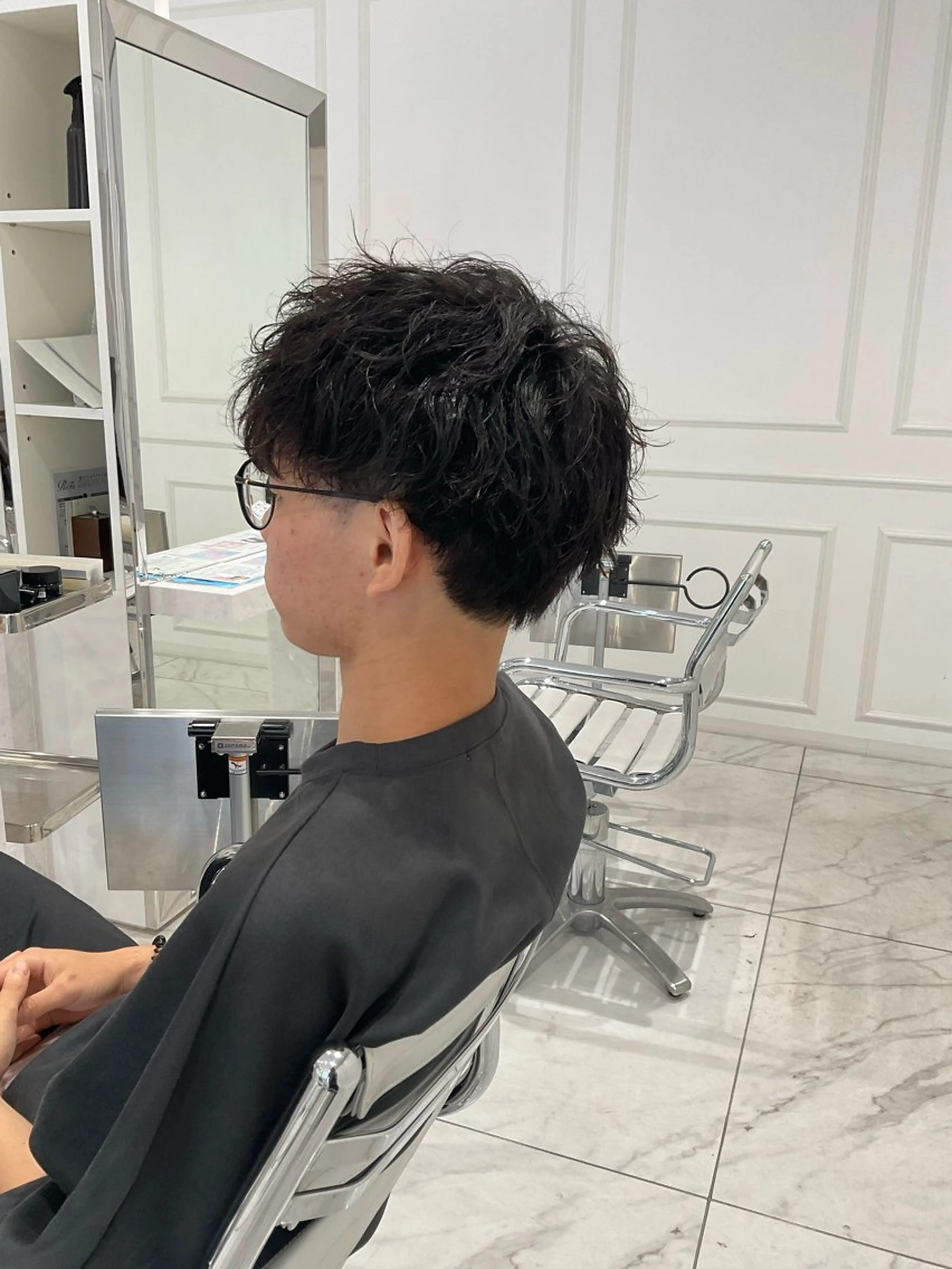 パーマ メンズ なりたいを叶える /町野 朝哉のヘアスタイル