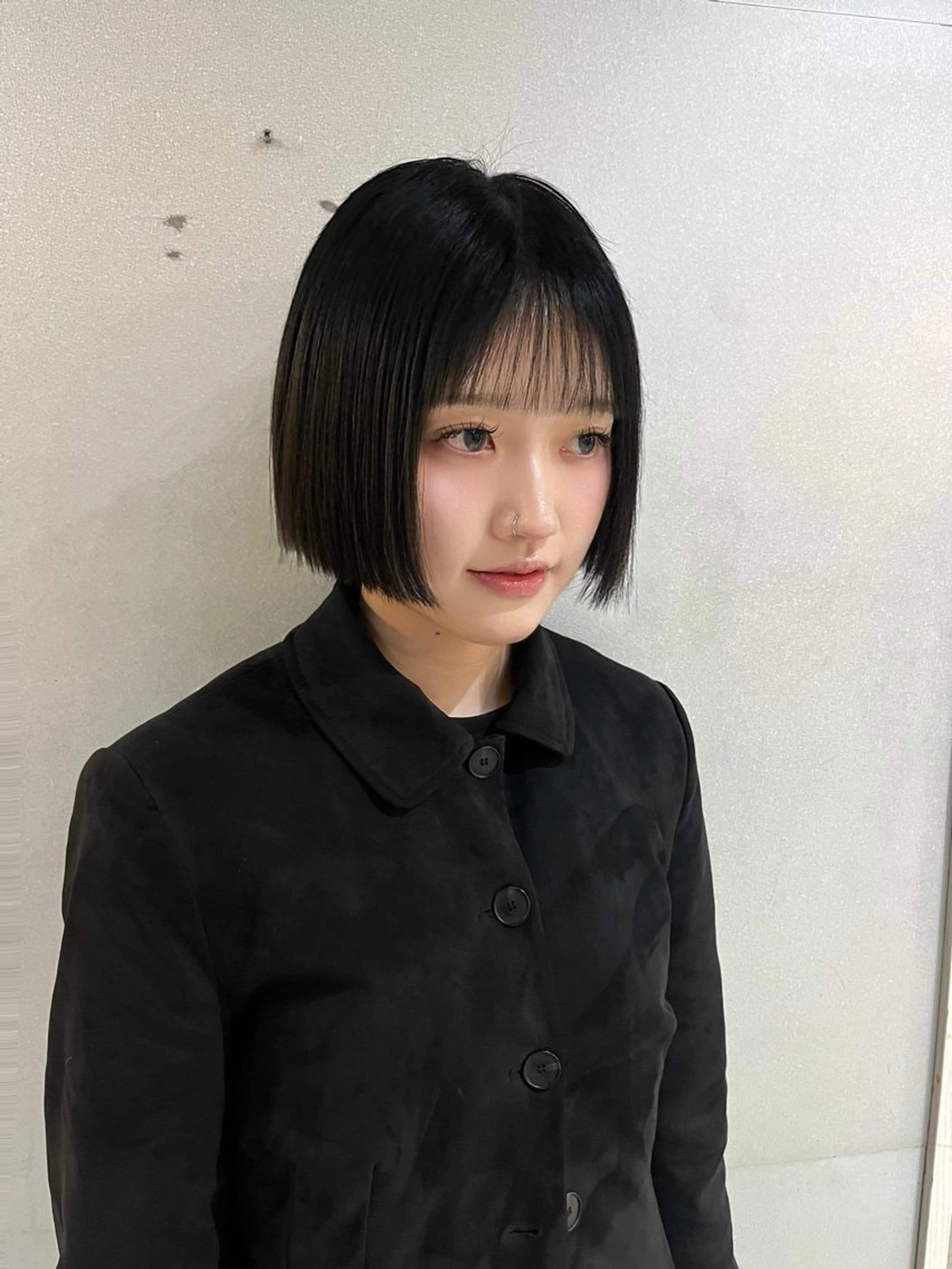 ショート ボブ カット トリートメント 無料カット/ハイ トーンカラー/きらのヘアスタイル