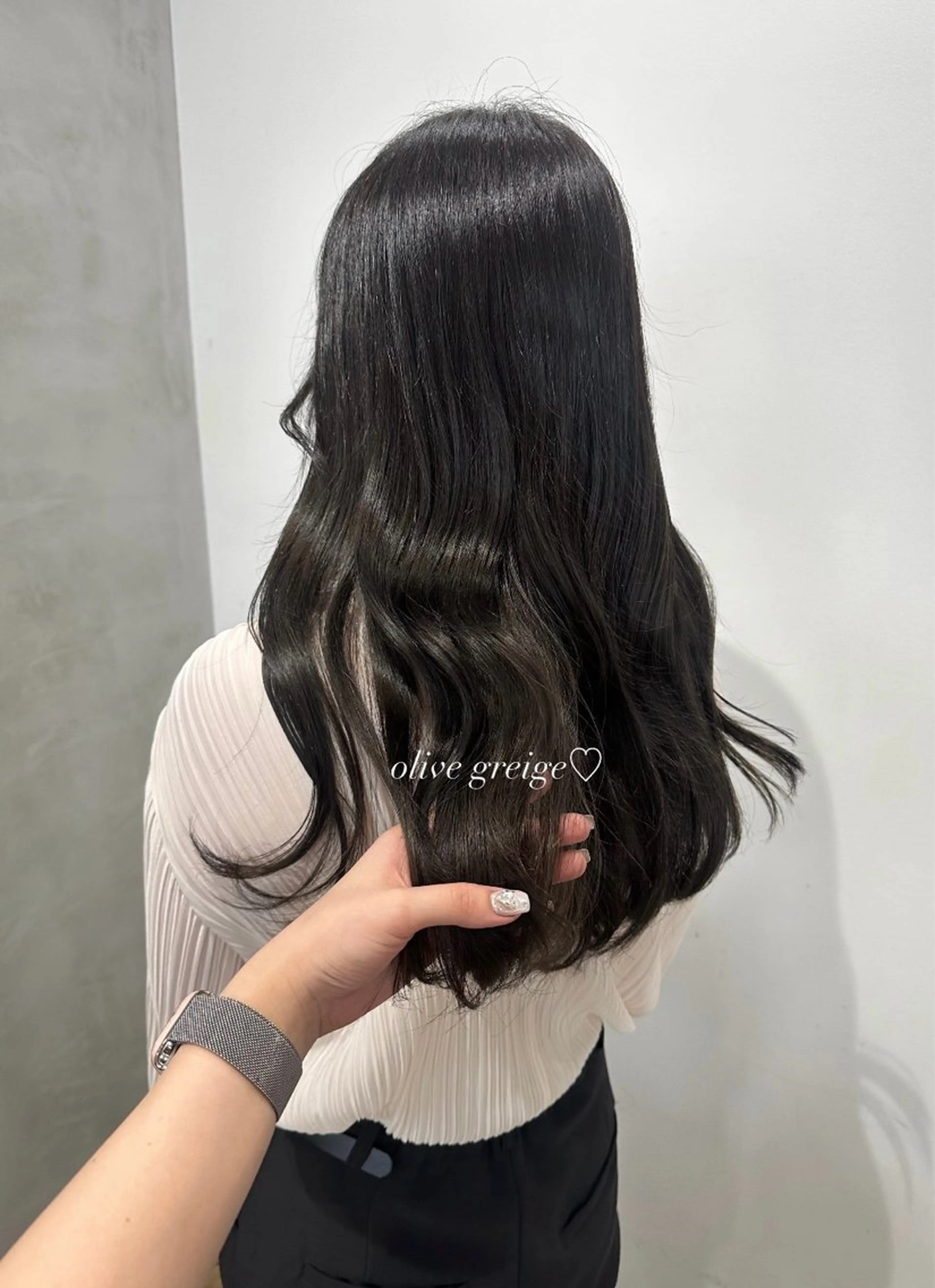 ロング カラー ヘアアレンジ ヘアカラー トリートメント Himawari♡ 柔らかいカラーのヘアスタイル