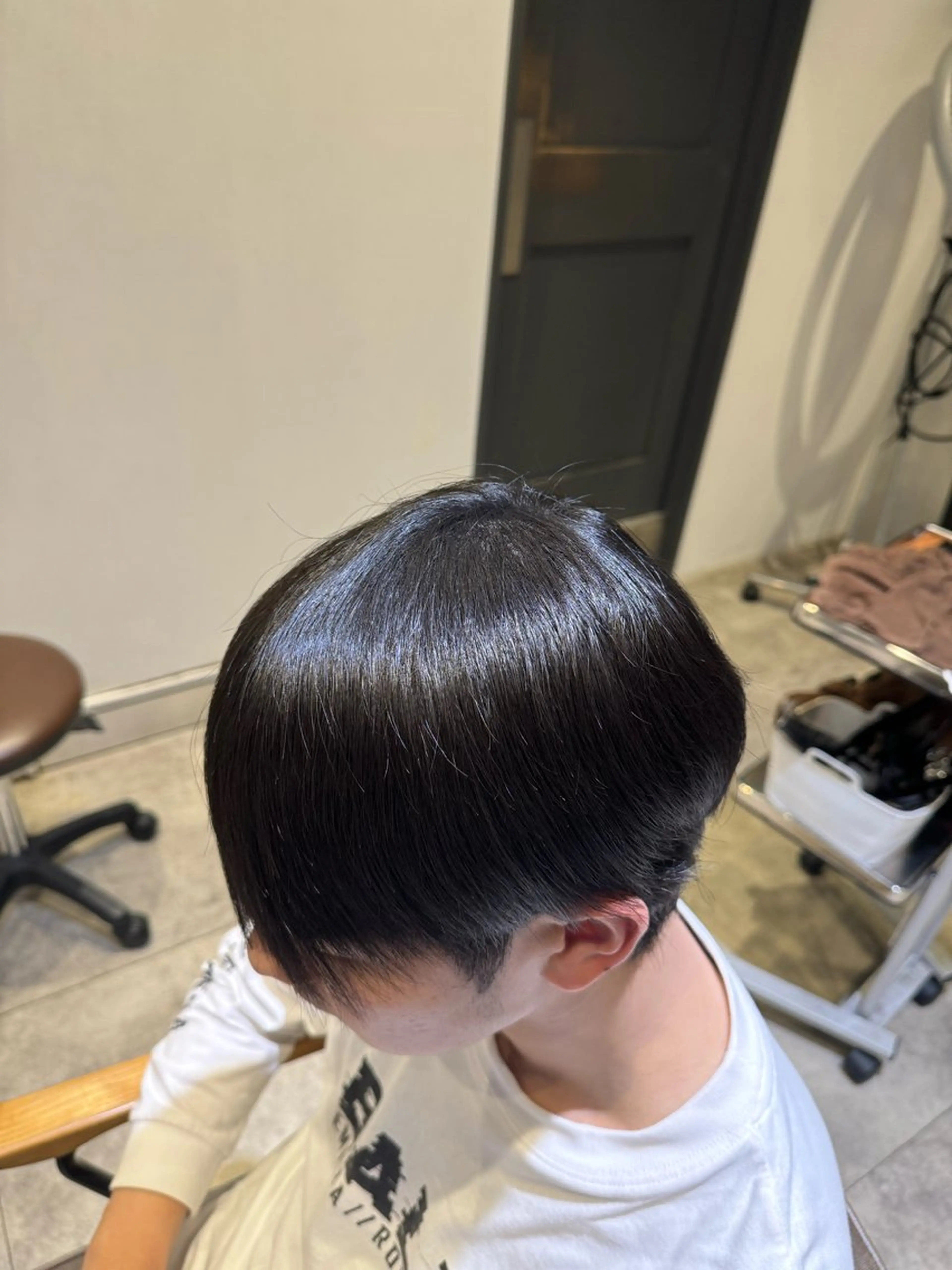 メンズカット＋ストレートの写真