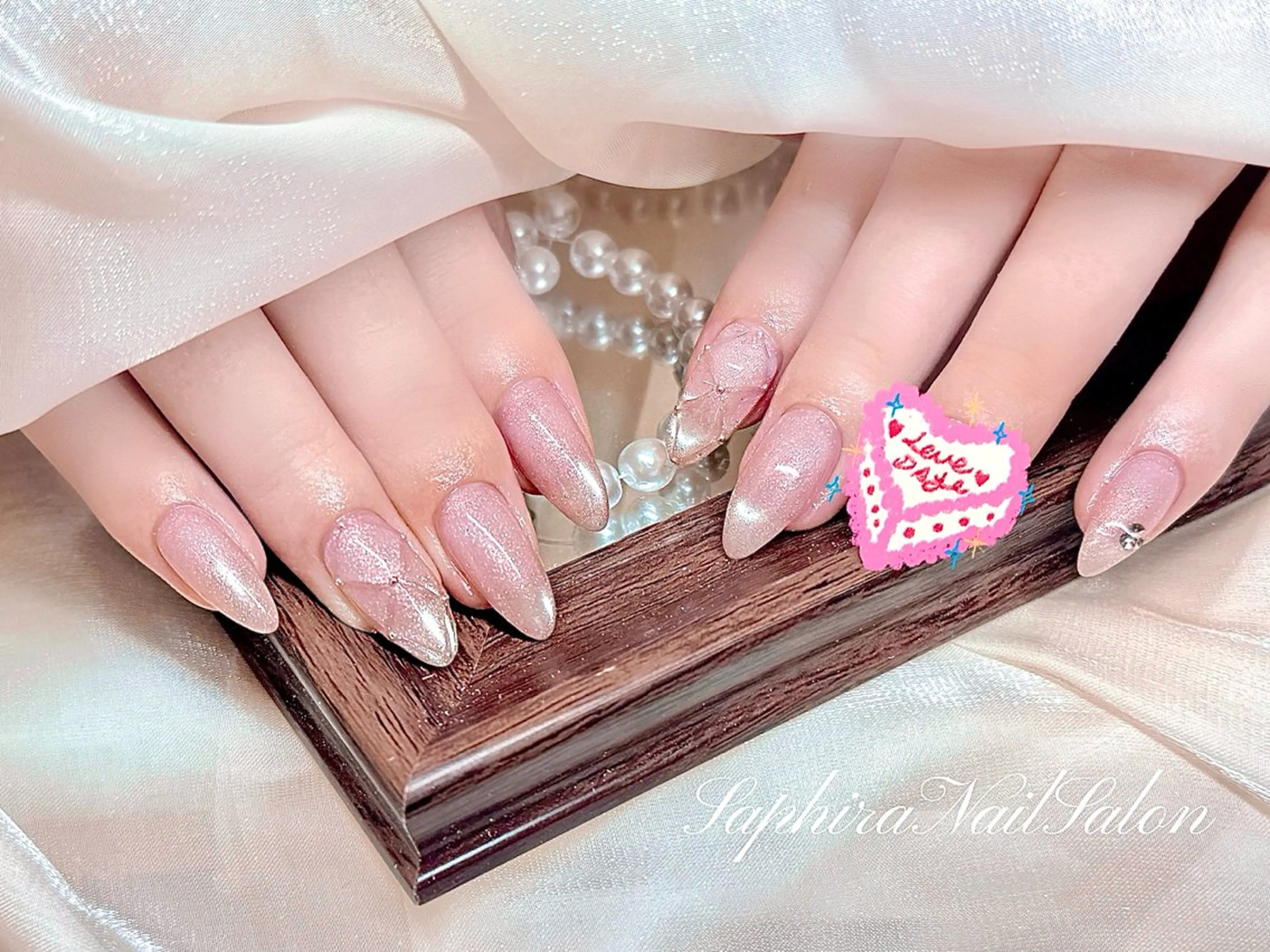 カラー ハンドネイル Saphiraネイル サロン錦糸町のネイルデザイン