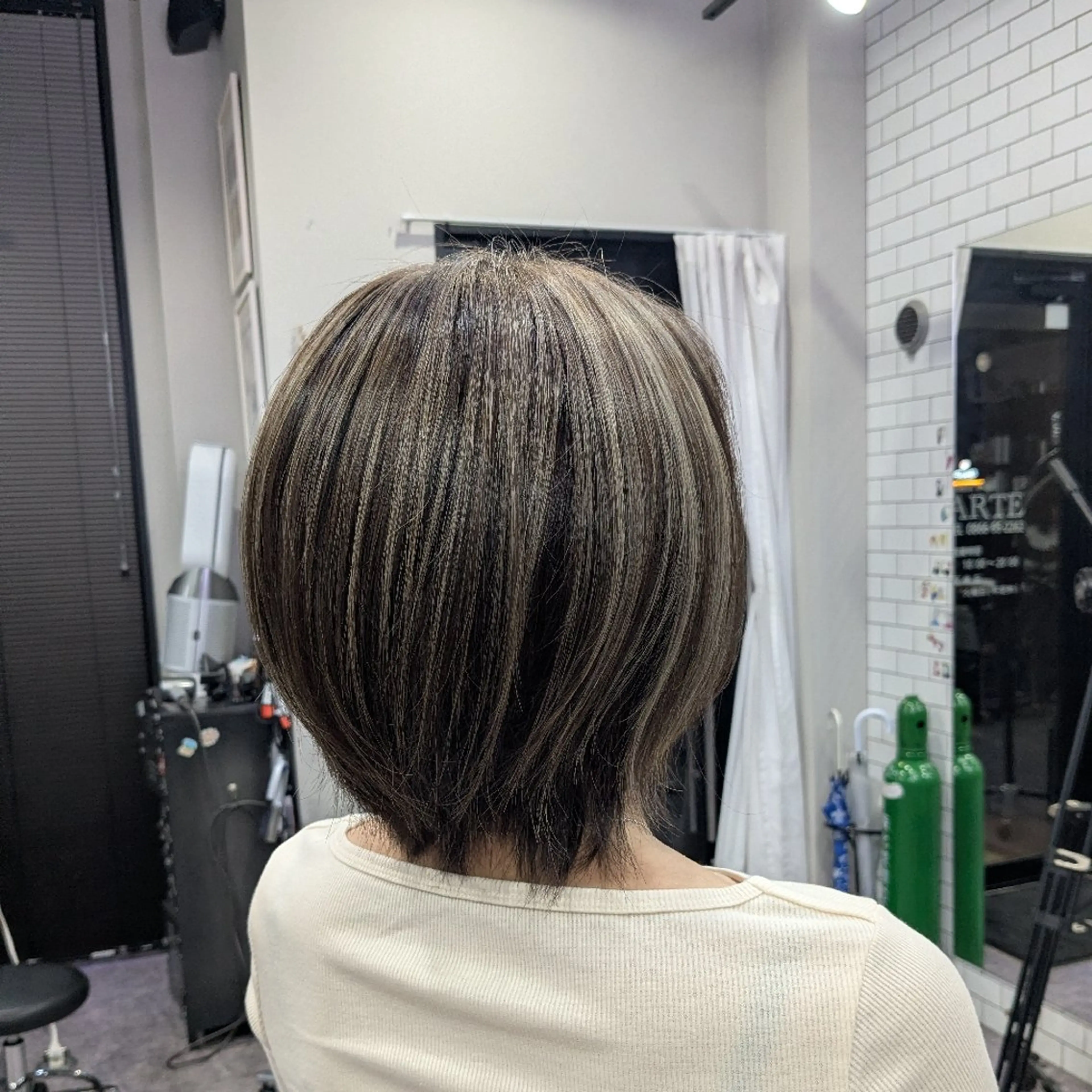 カラー 多田 遥香のヘアスタイル