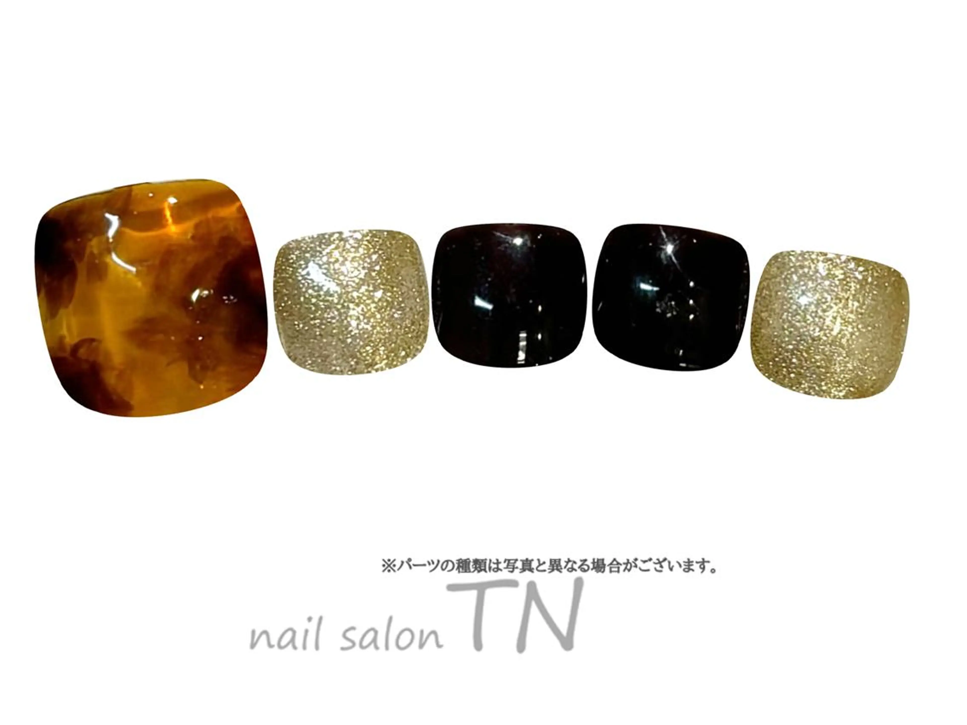 ネイル フットネイル 中島 実穂のネイルデザイン