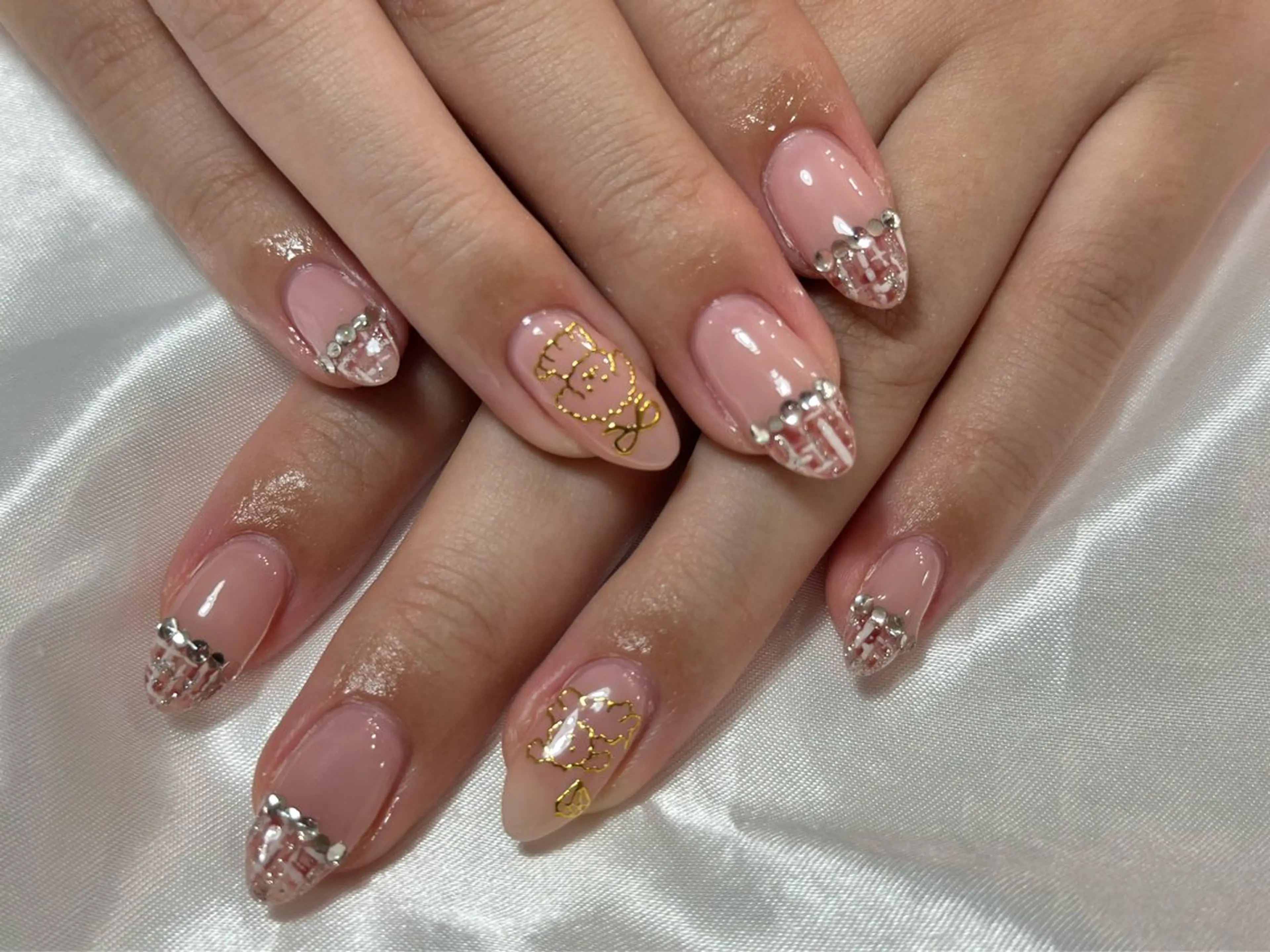 ネイル 【パラジェル・フィルイン】Nailsalon　Merci東中野所属・Merci shigaのネイルデザイン