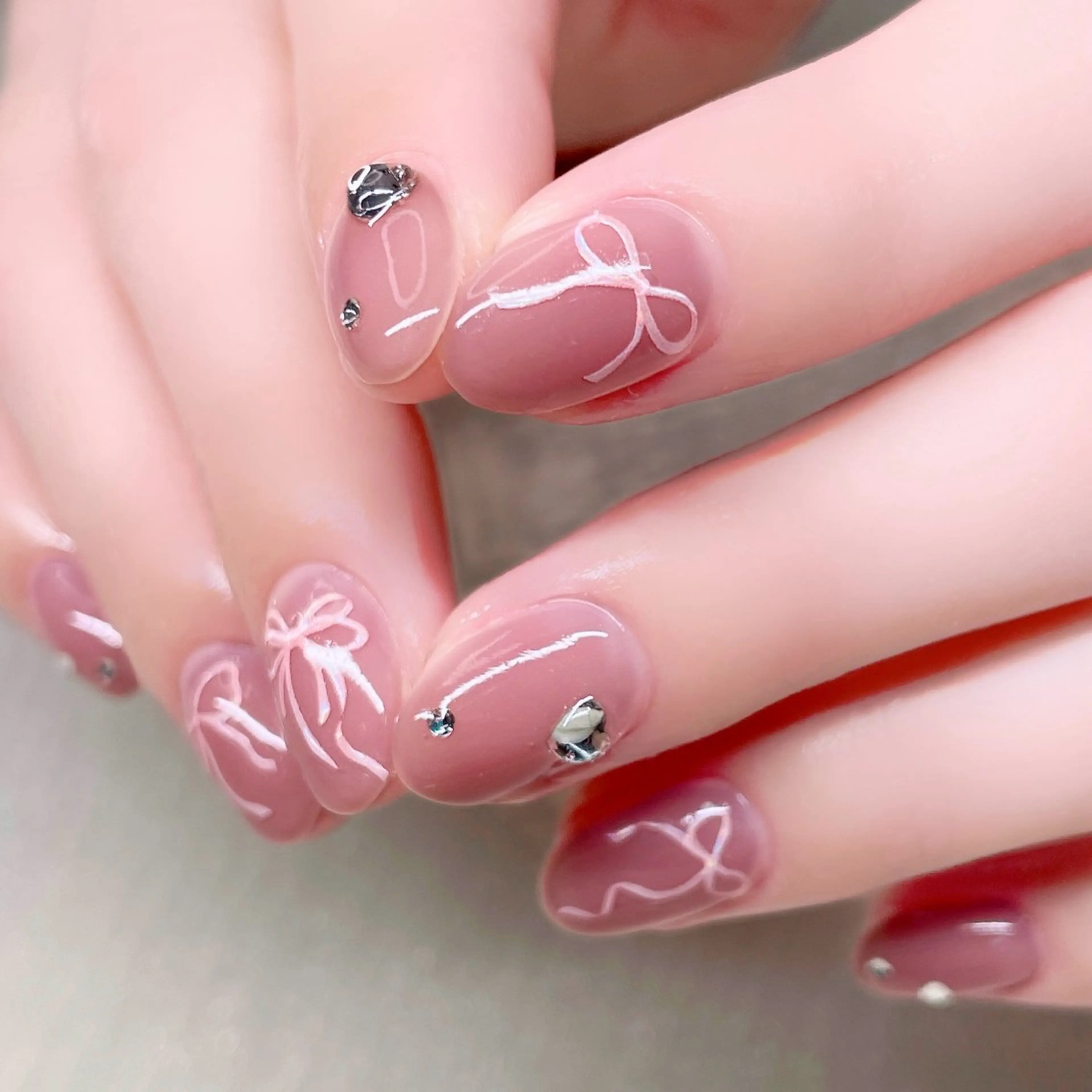 ご新規様 ♡ リボン〔オフなし〕 / パラジェル変更可の写真