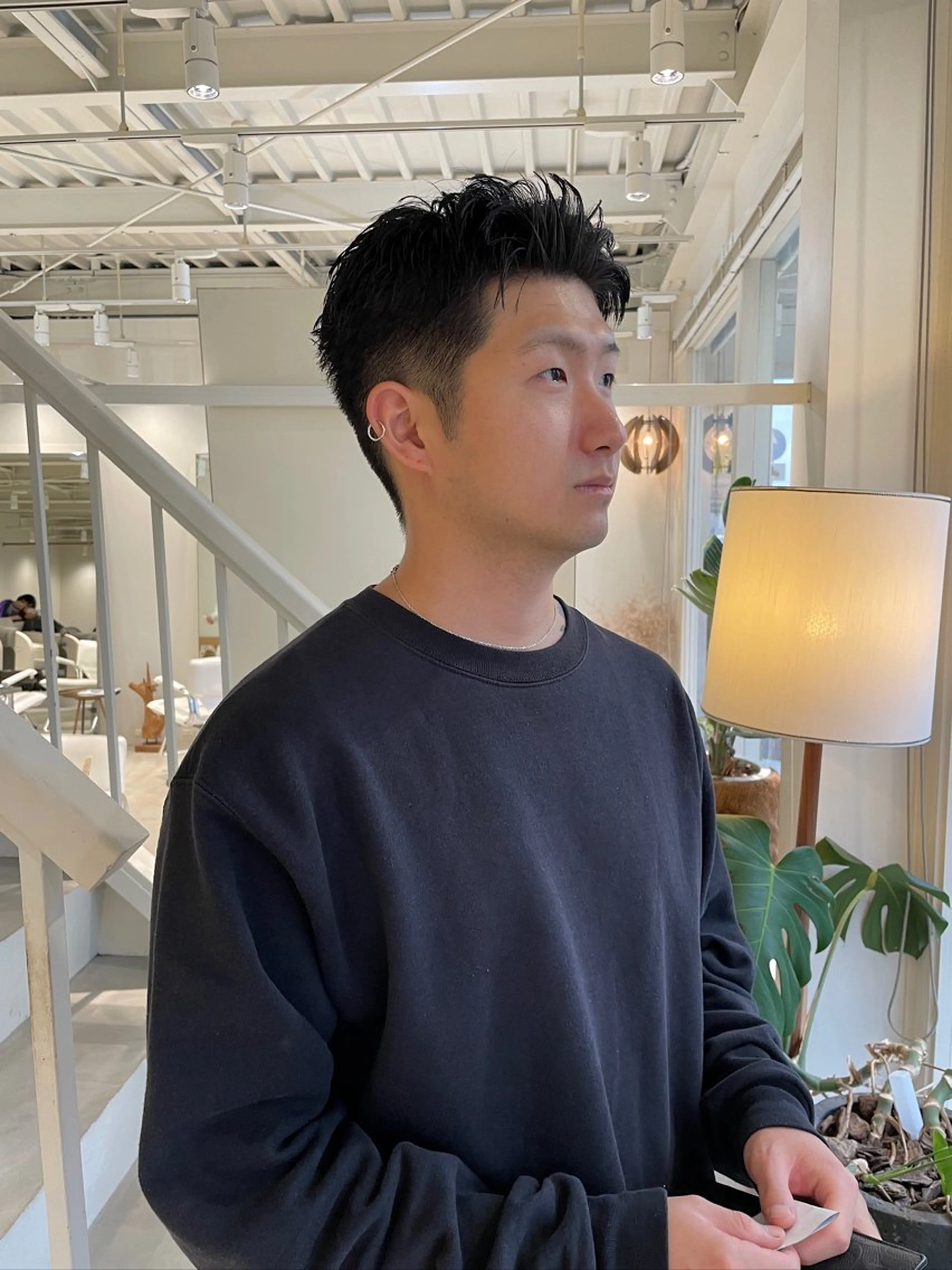 メンズ 安西 香利奈のヘアスタイル