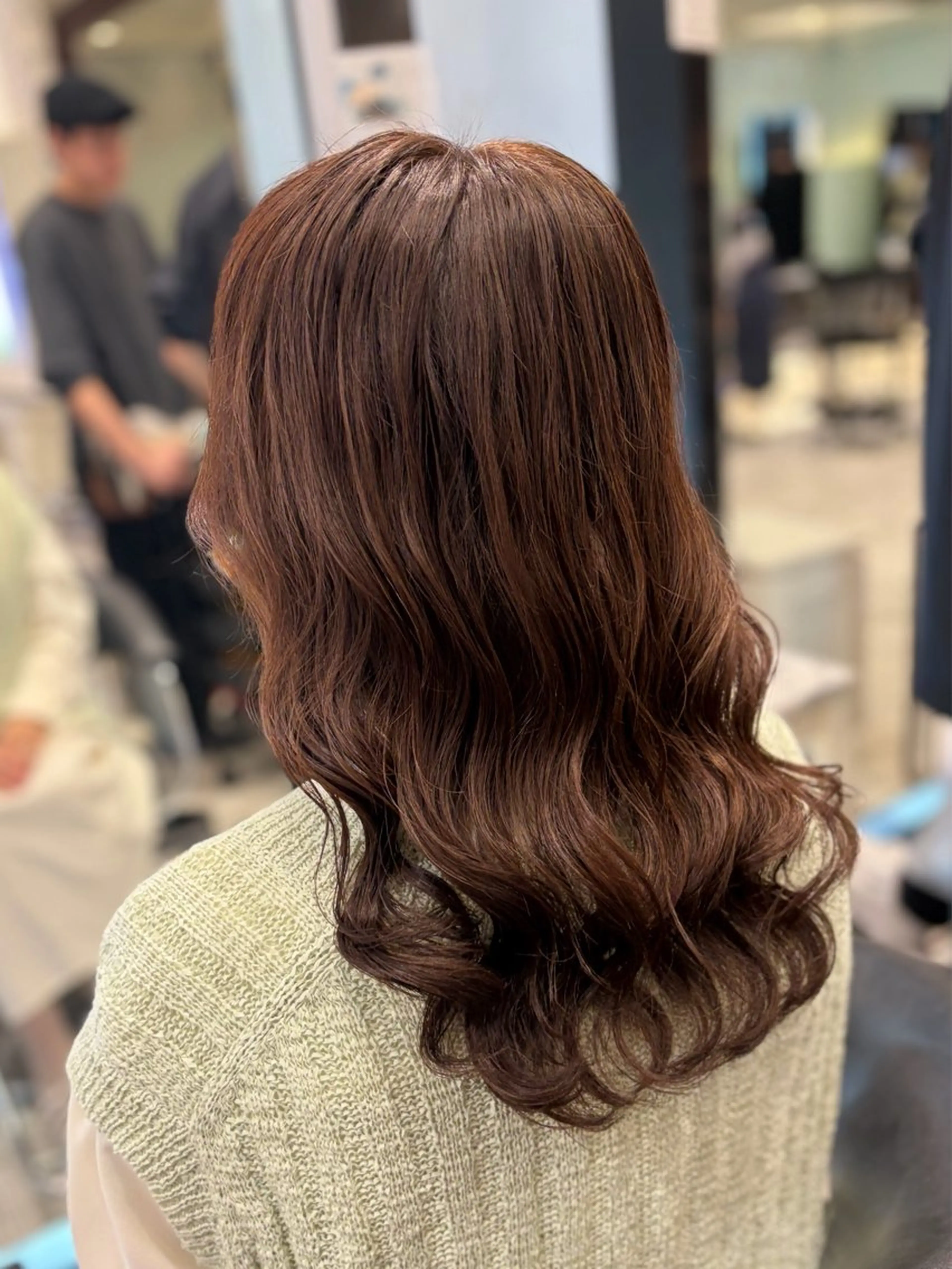 セミロング パーマ セミロングパーマ カット パーマ 🌸銀座No.1パー マ🌸いでいあやのヘアスタイル