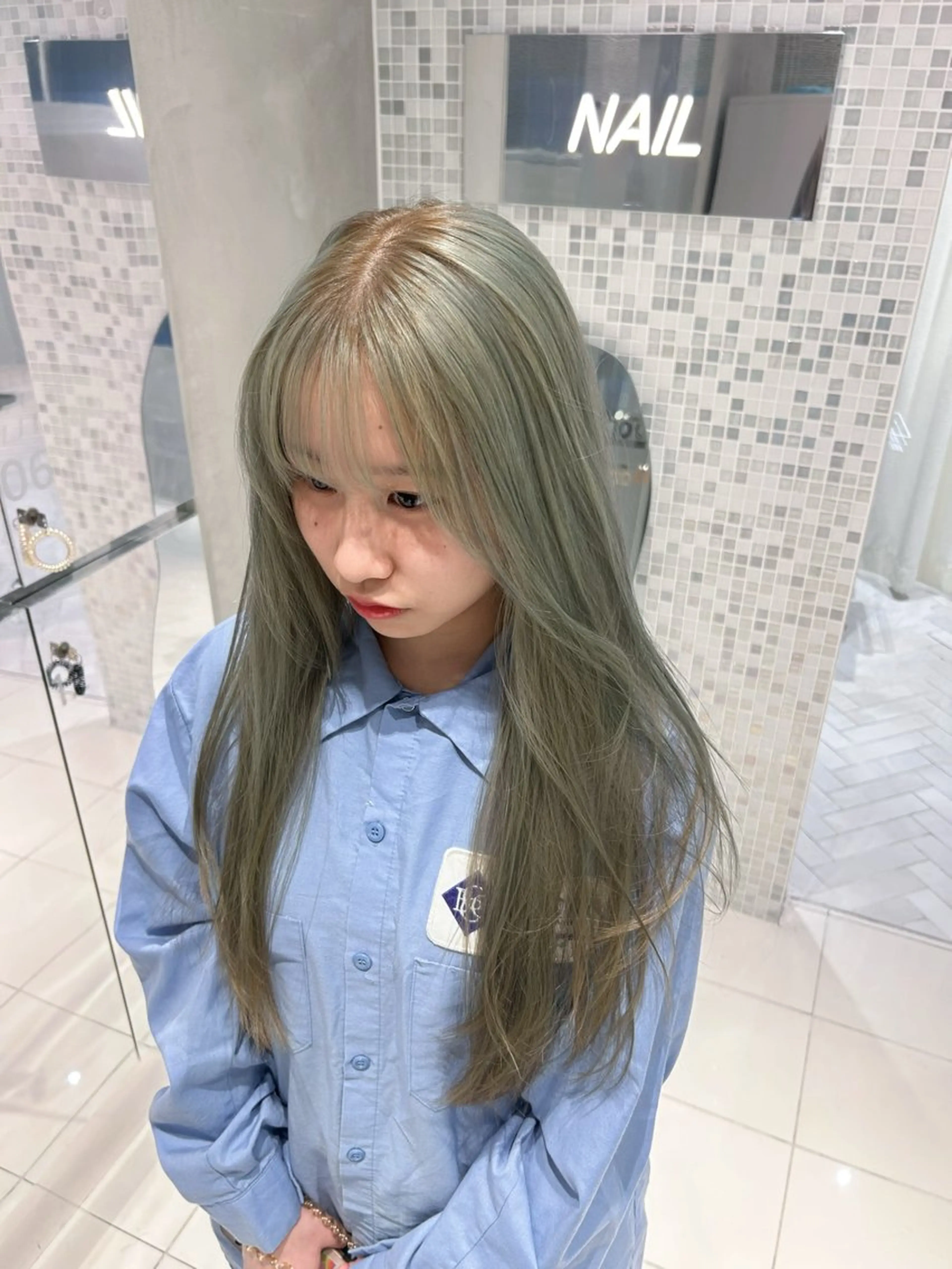 カラー ヘアカラー ハイトーン/くすみ カラー seina★のヘアスタイル