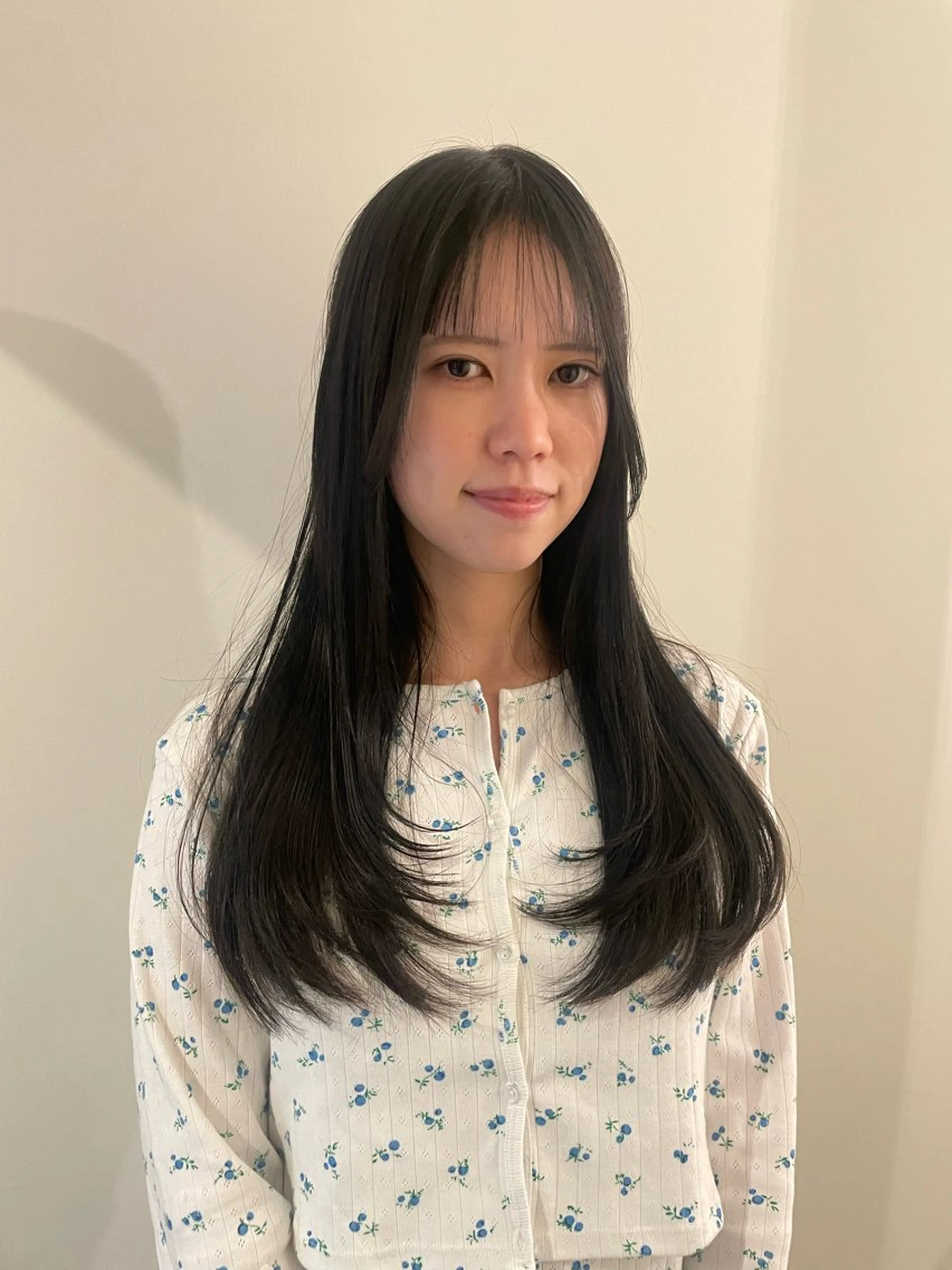 ロング カラー レイヤーカット カット ヘアカラー トリートメント 渋谷 留菜のヘアスタイル