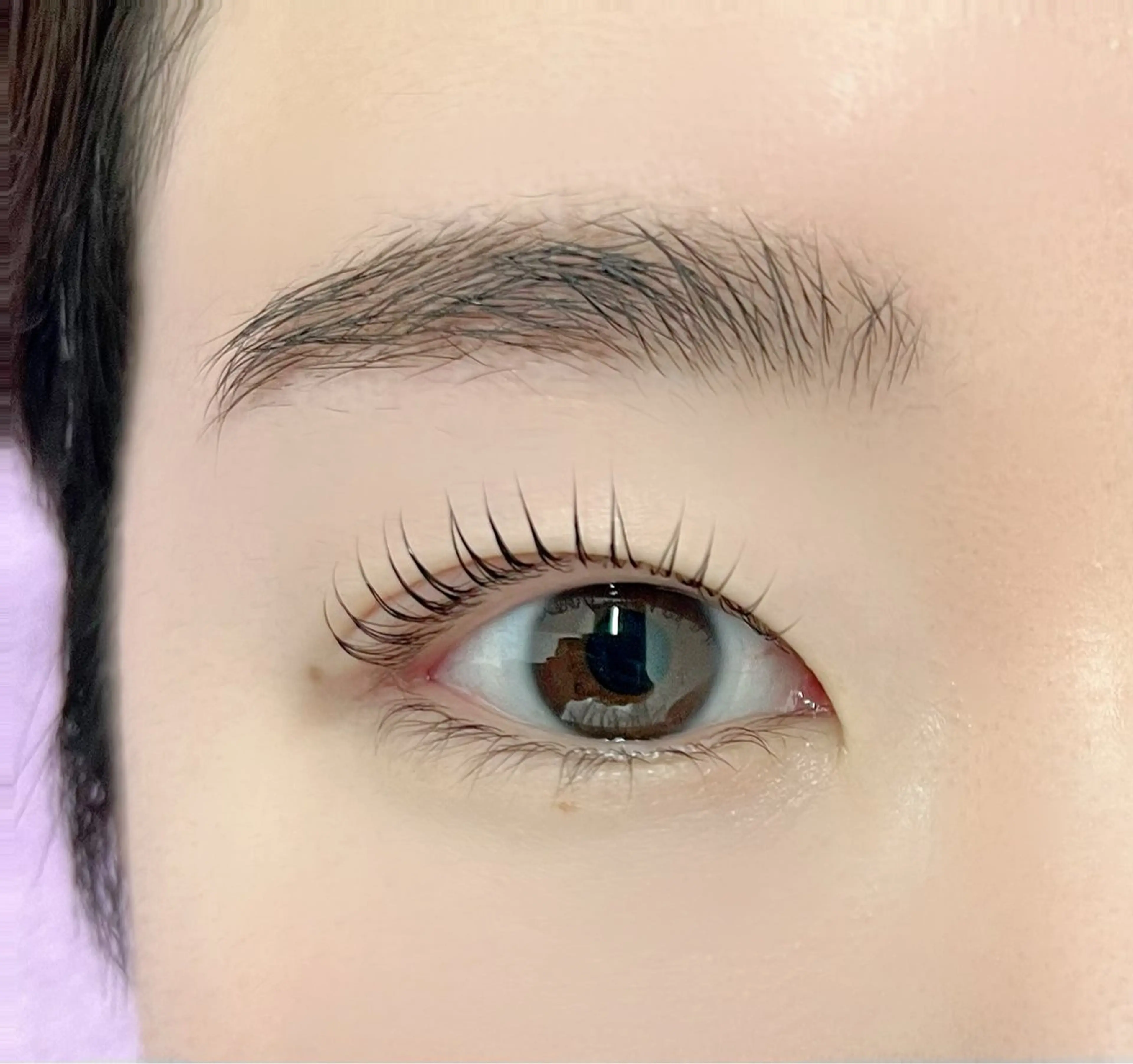 マツエク・マツパ キュート 一重×まつ毛パーマ rukuku🌼Ui まつパ/眉毛Waxのマツエク・マツパデザイン