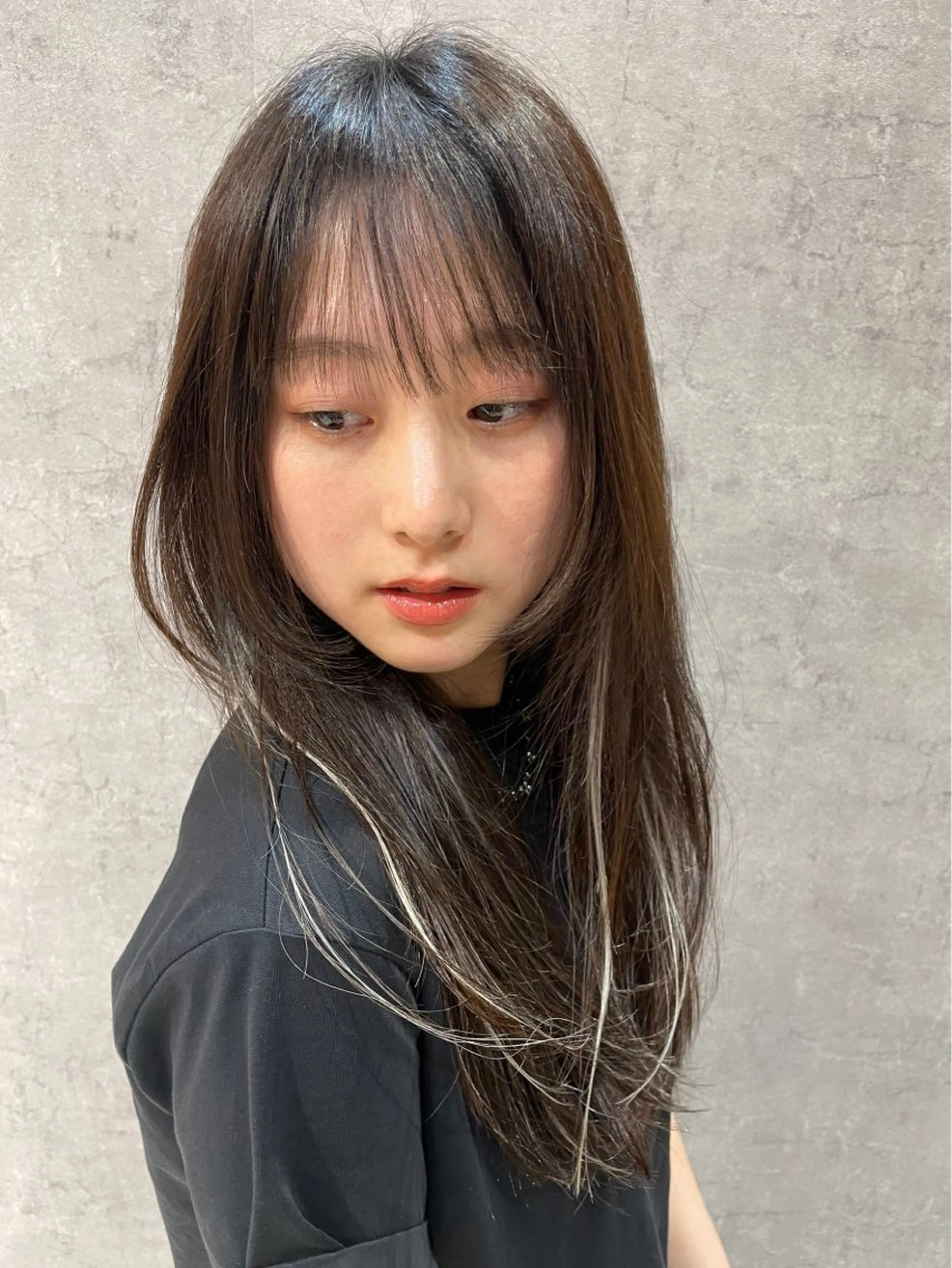 セミロング 小澤 凌雅のヘアスタイル
