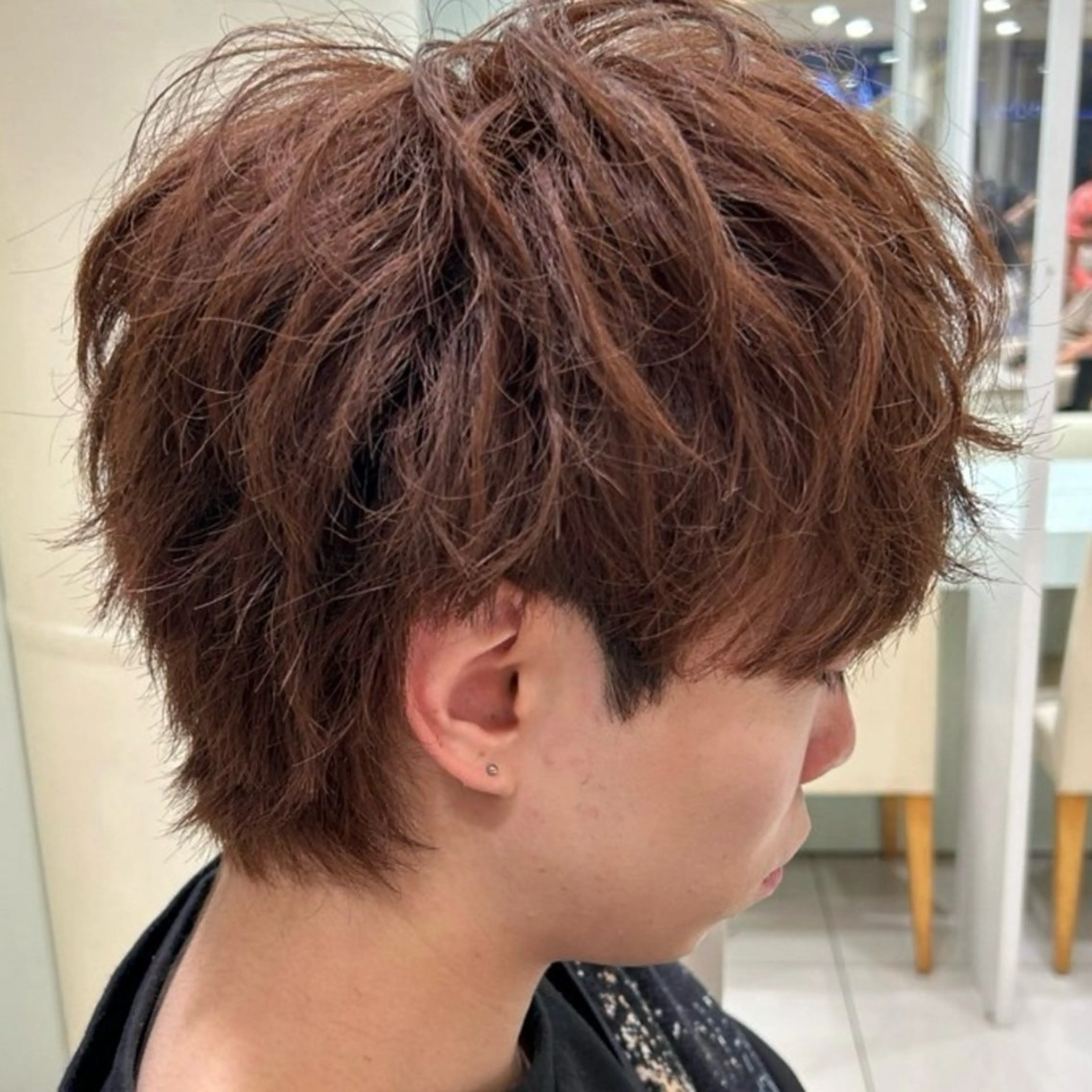 カラー テラス阿倍野店所属・メンズパーマ職人馬場 和哉のヘアスタイル