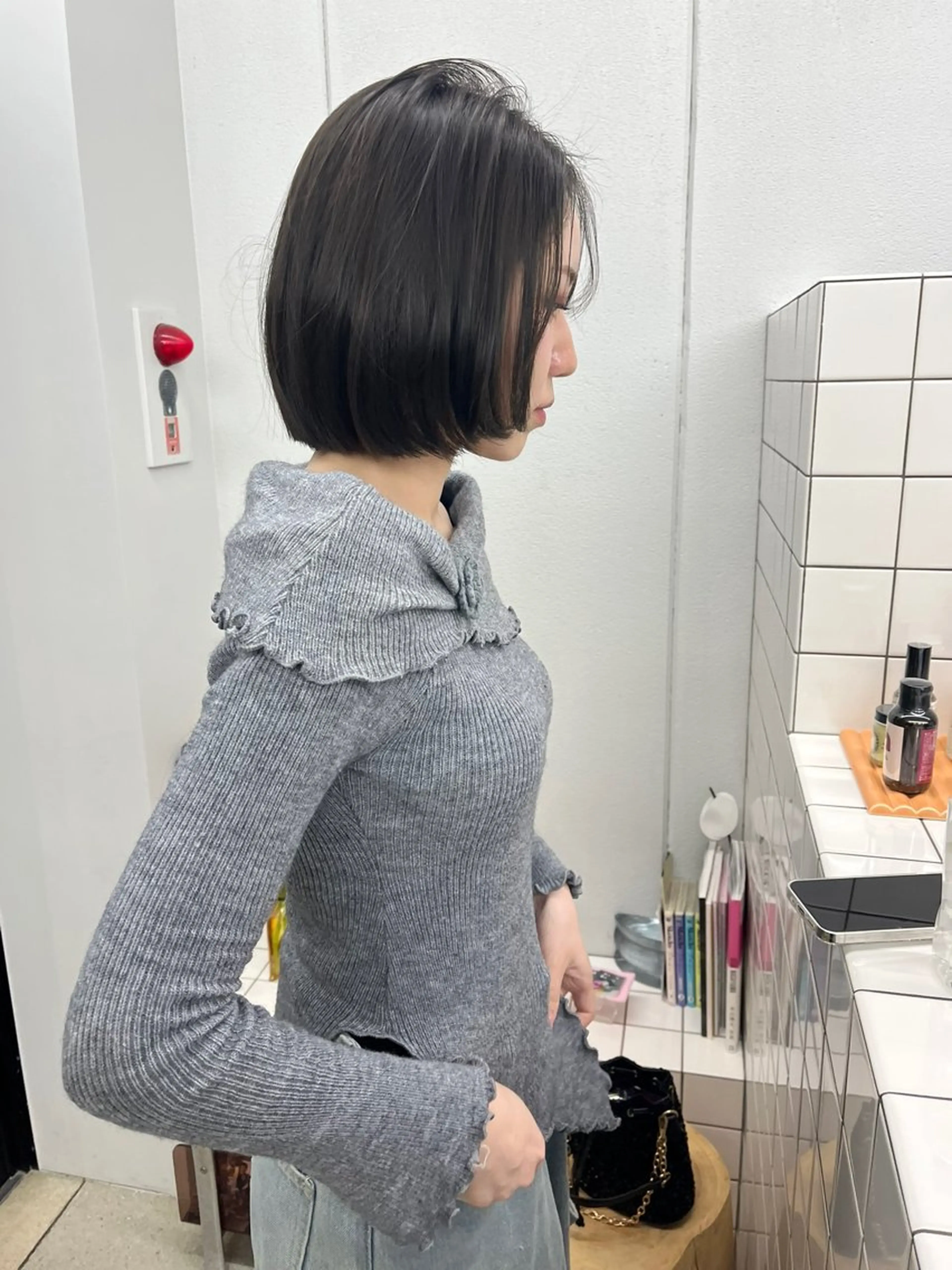 ショート カラー カット ヘアカラー 細川 夕利亜のヘアスタイル