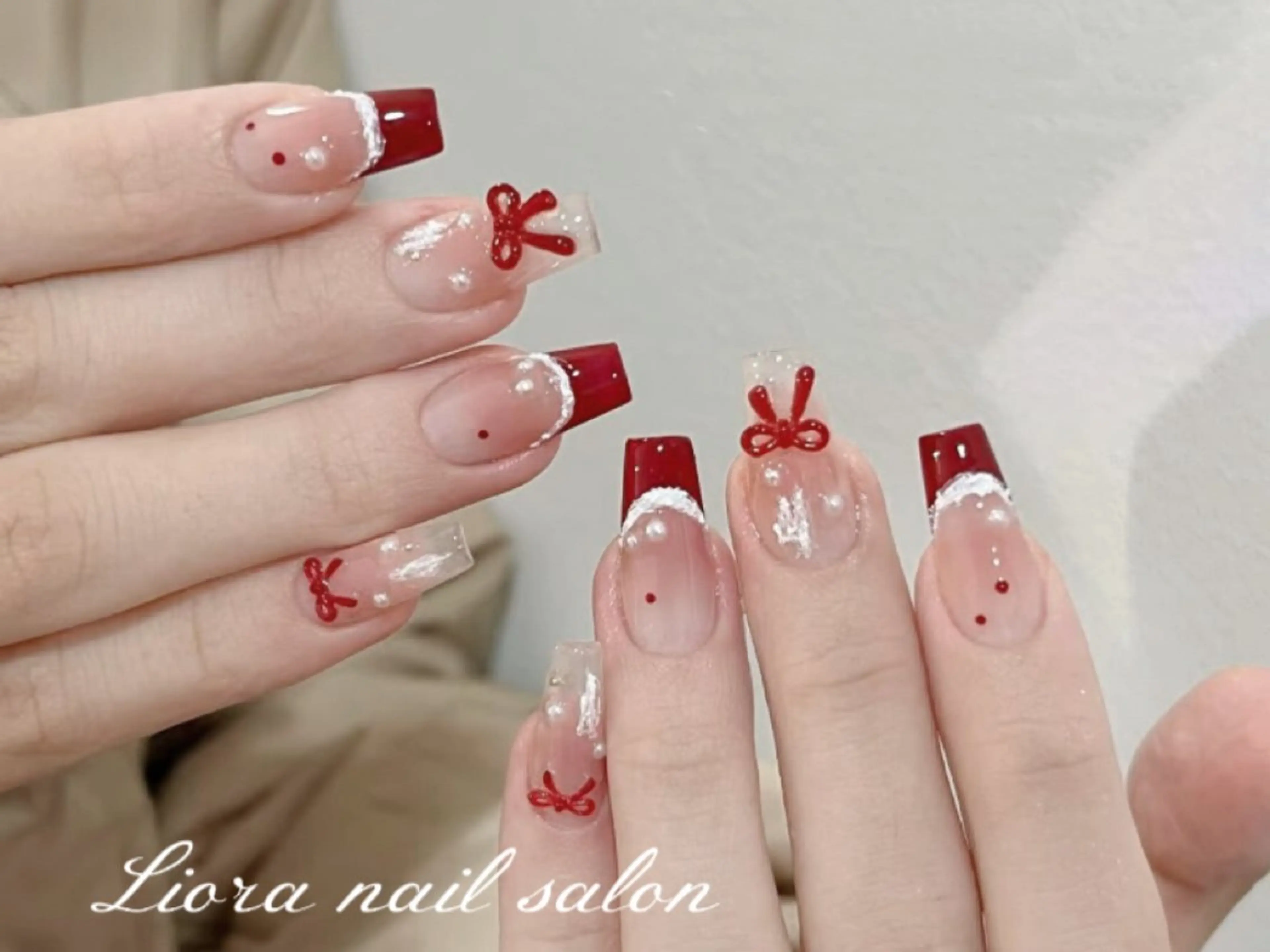 ネイル チークネイル フットネイル フレンチネイル ジェルネイル ガーリー ハンドネイル Liora nail スカルプ専門店のネイルデザイン