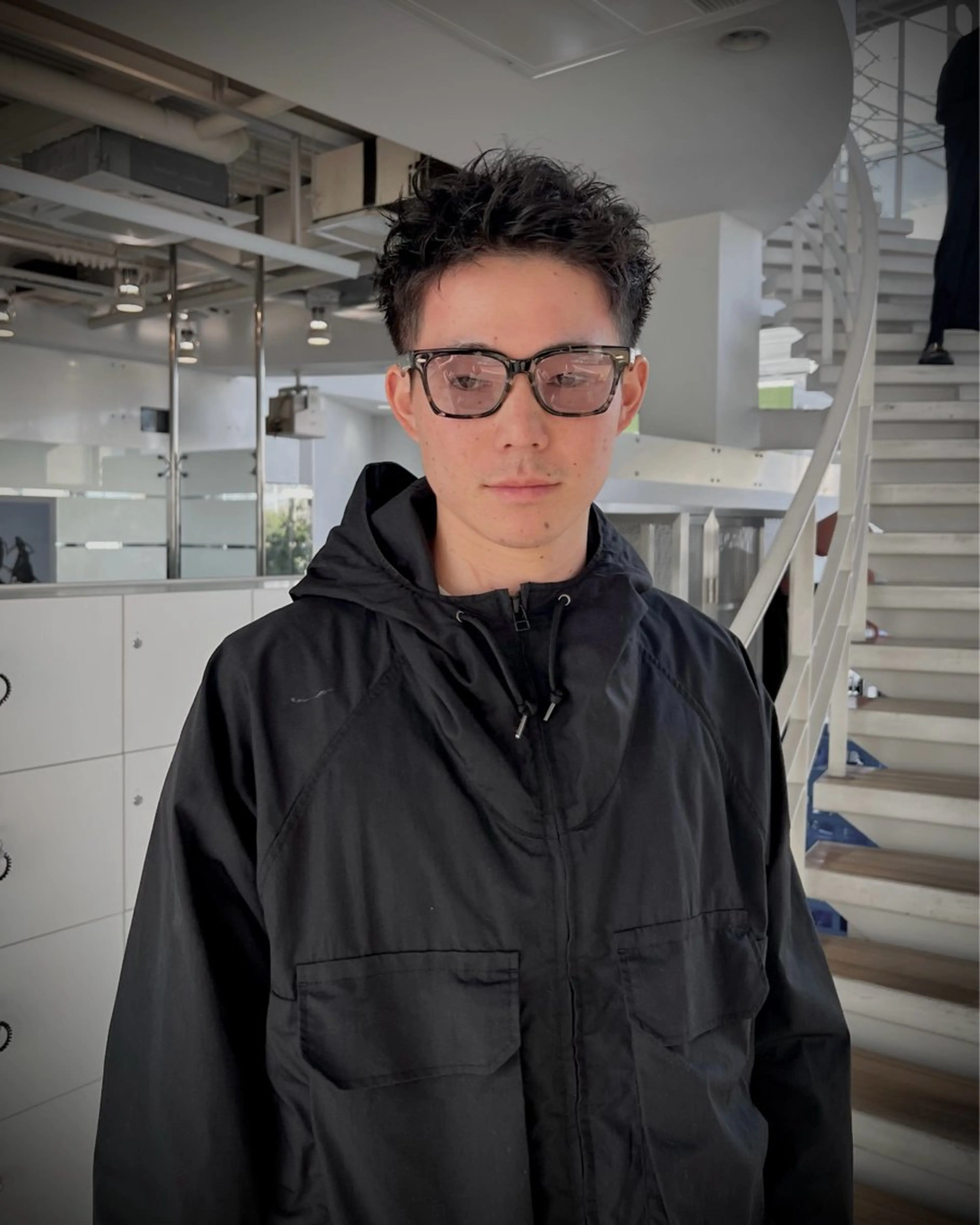 ショート パーマ メンズ メンズパーマ スパイキーショート ショートヘア メンズ🔥 撮影モデル募集のヘアスタイル