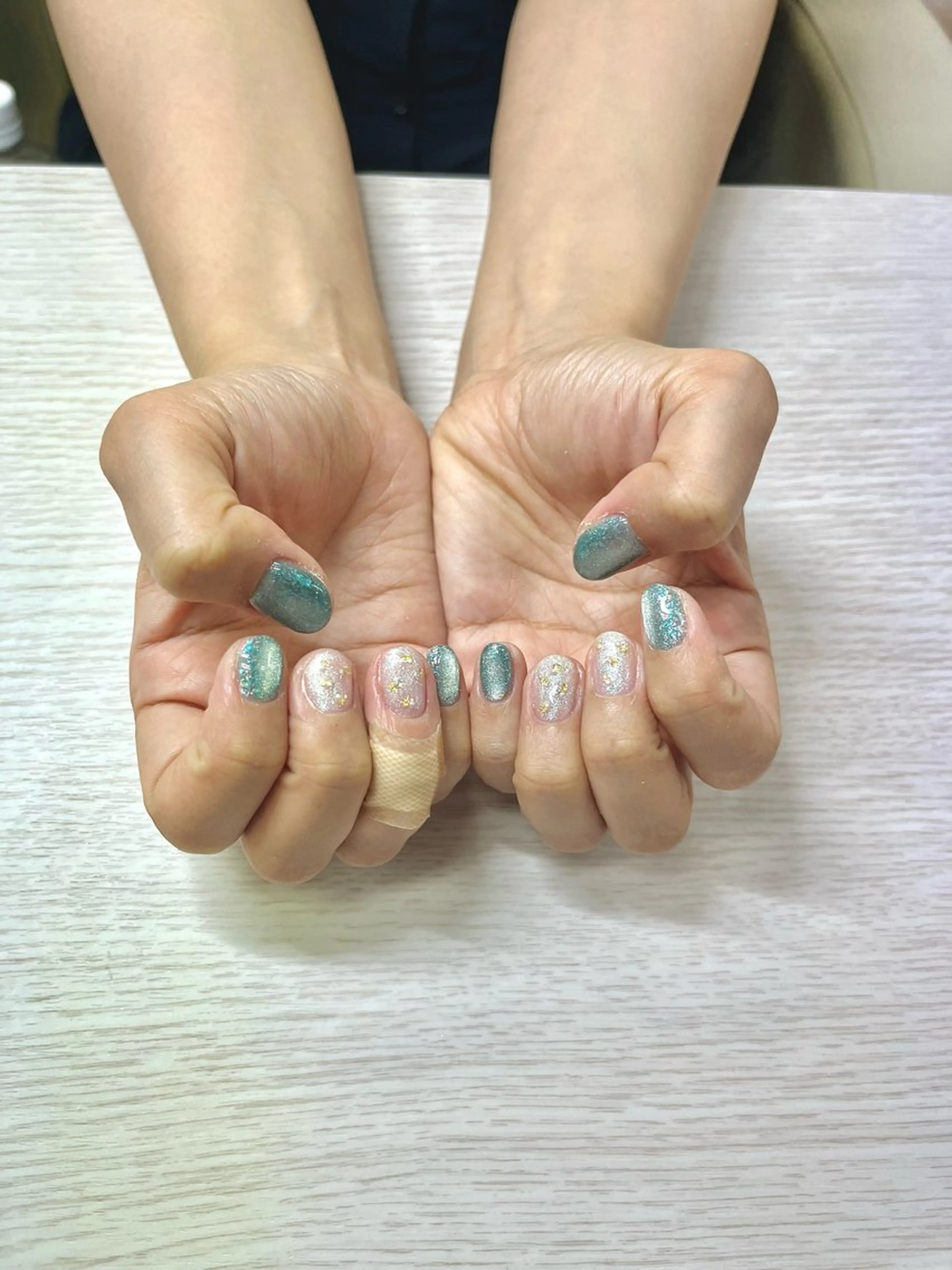 ネイル ジェルネイル マグネットネイル TRU きゃんのネイルデザイン