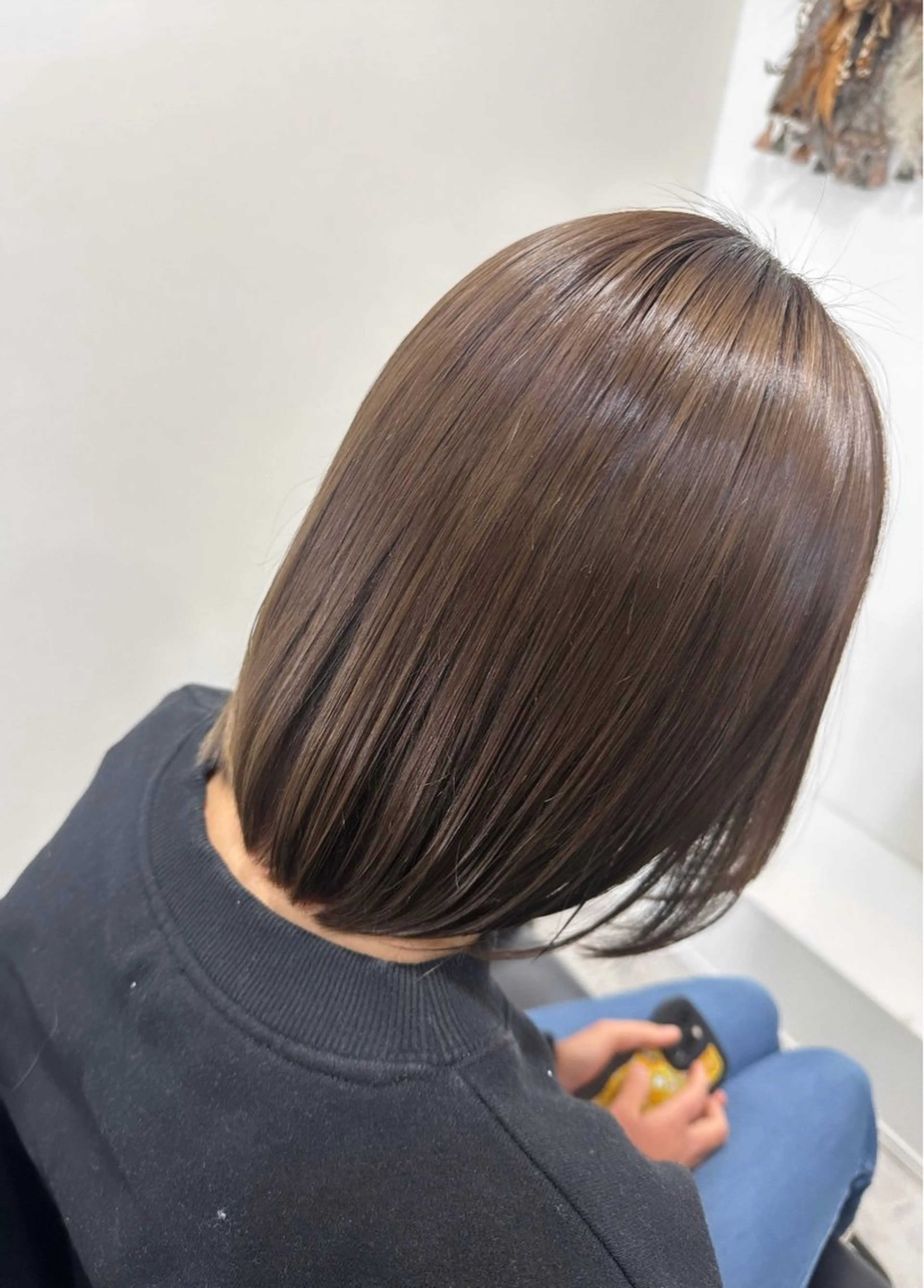 ミディアム 𝑴𝒐𝒓𝒊‎‪ /髪質改善/艶髪🖤のヘアスタイル