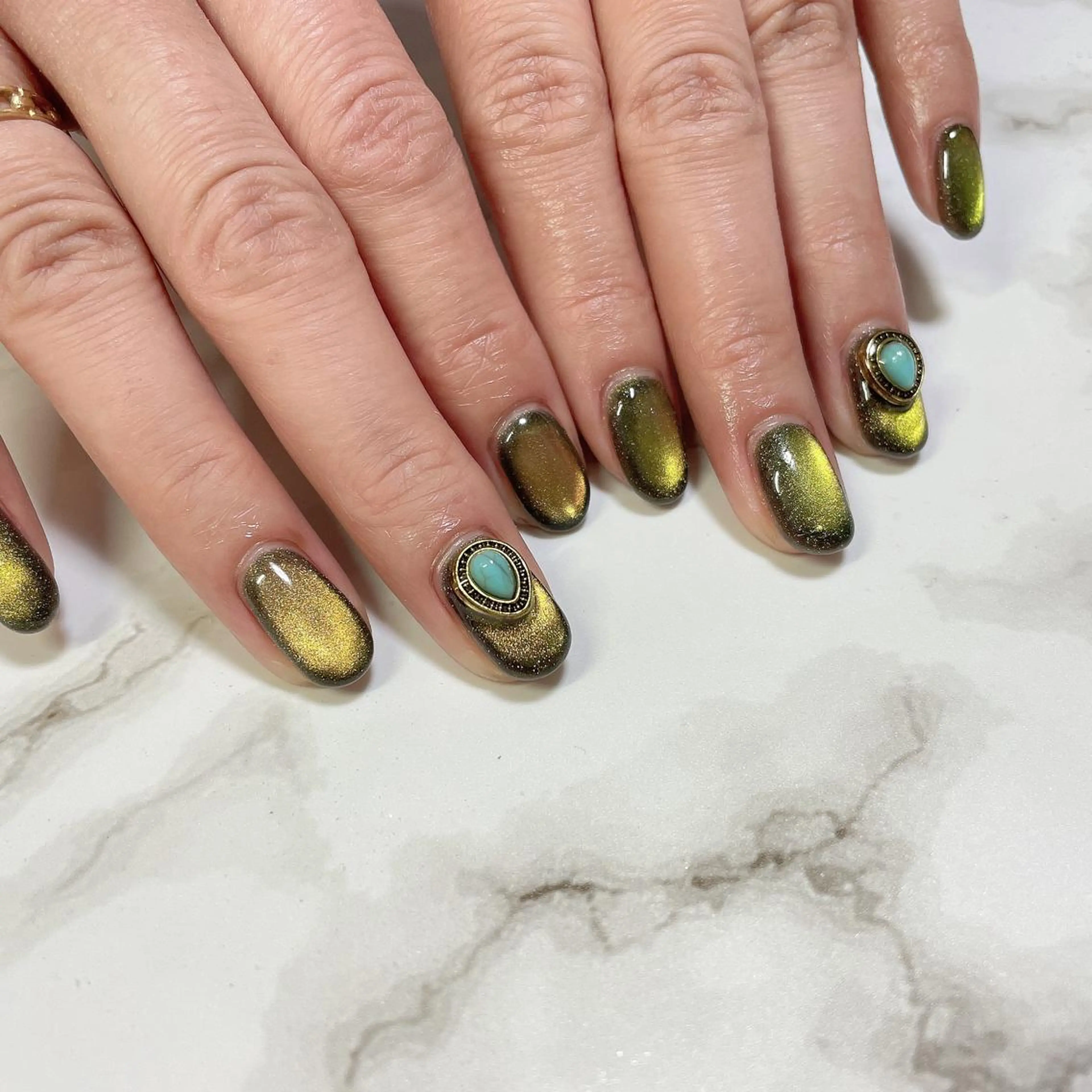 ネイル マグネットネイル ハンドネイル K's nail kotoeのネイルデザイン